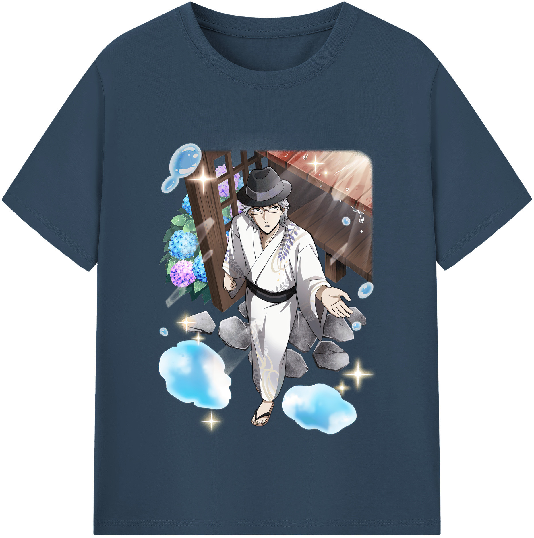 （画像用） 文豪ストレイドッグス Bungo Stray Dogs レディースカジュアルプリントTシャツ（綿100％）