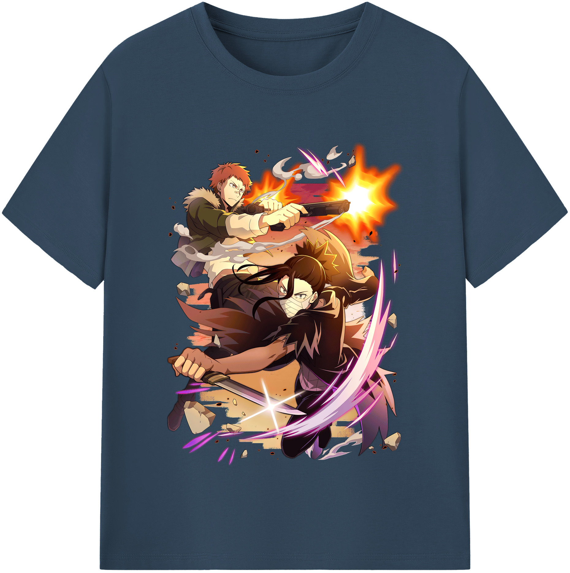 （画像用） 文豪ストレイドッグス Bungo Stray Dogs レディースカジュアルプリントTシャツ（綿100％）