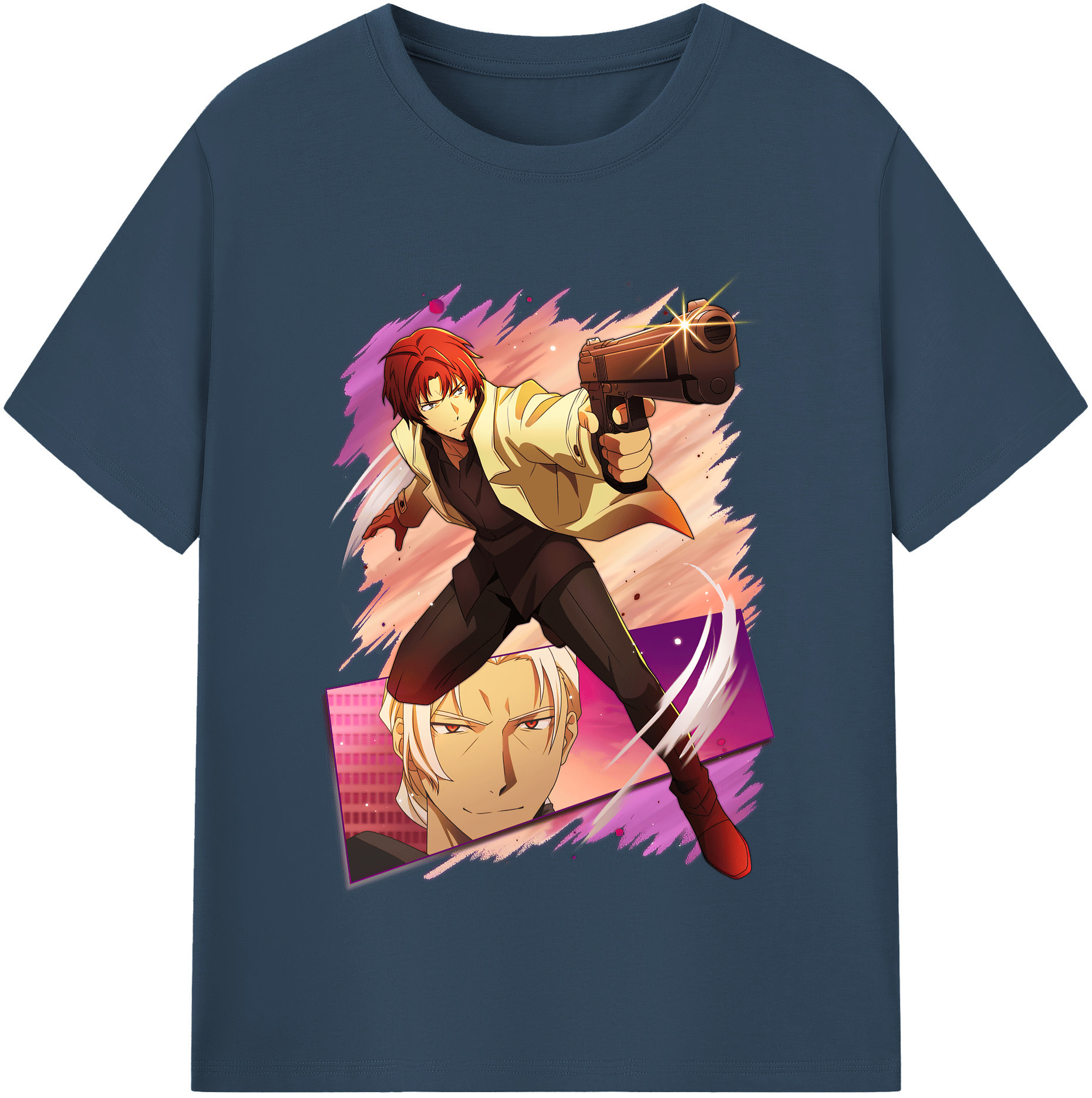 （画像用） 文豪ストレイドッグス Bungo Stray Dogs レディースカジュアルプリントTシャツ（綿100％）