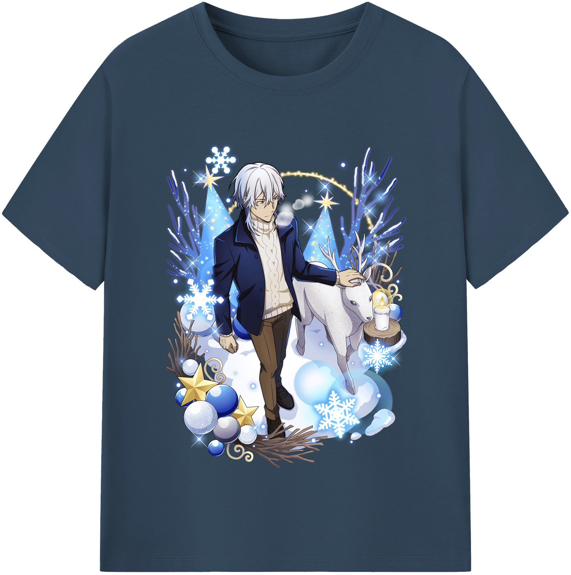 （画像用） 文豪ストレイドッグス Bungo Stray Dogs レディースカジュアルプリントTシャツ（綿100％）