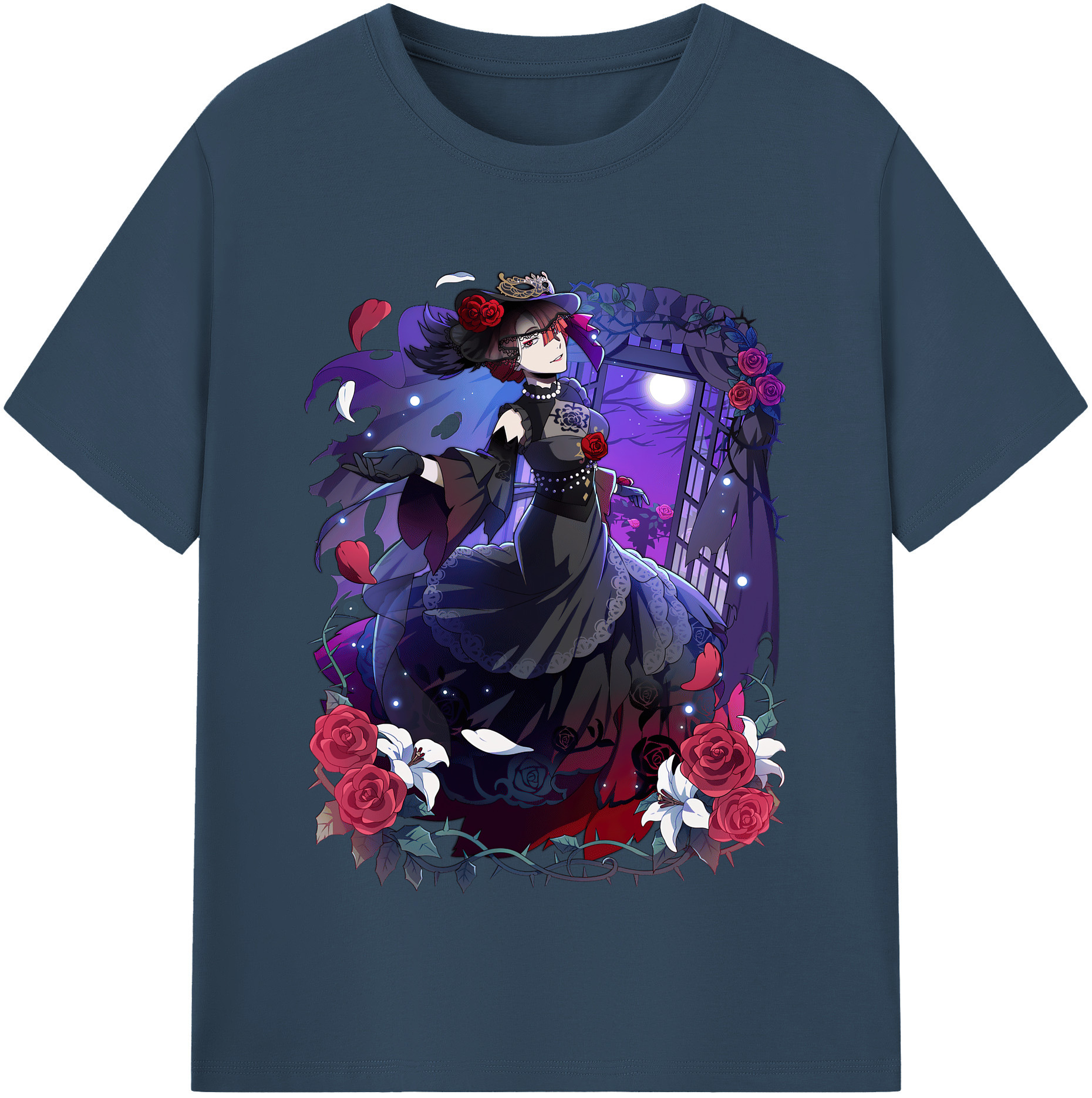 （画像用） 文豪ストレイドッグス Bungo Stray Dogs レディースカジュアルプリントTシャツ（綿100％）