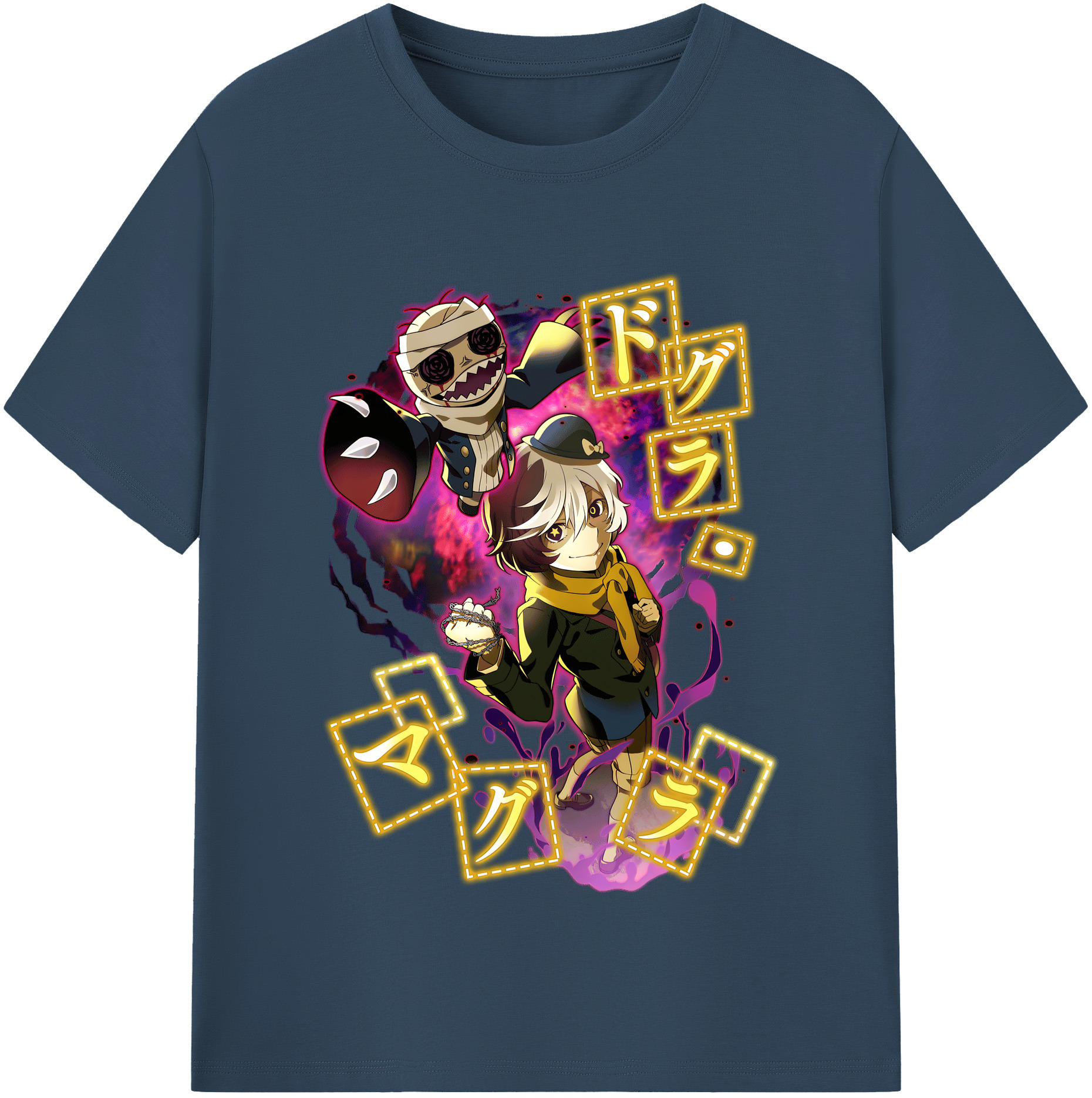 （画像用） 文豪ストレイドッグス Bungo Stray Dogs レディースカジュアルプリントTシャツ（綿100％）