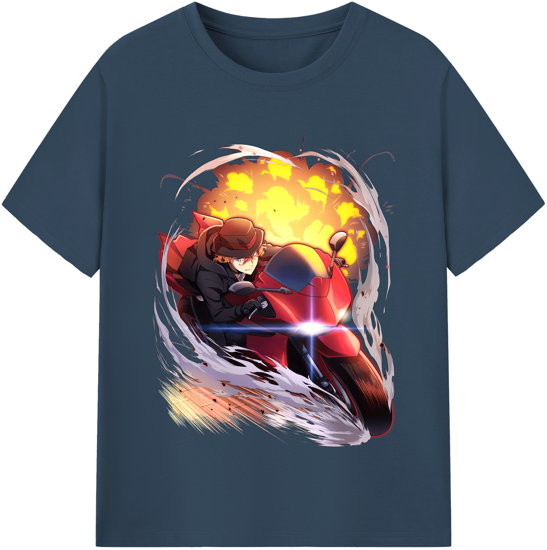 （画像用） 文豪ストレイドッグス Bungo Stray Dogs レディースカジュアルプリントTシャツ（綿100％）