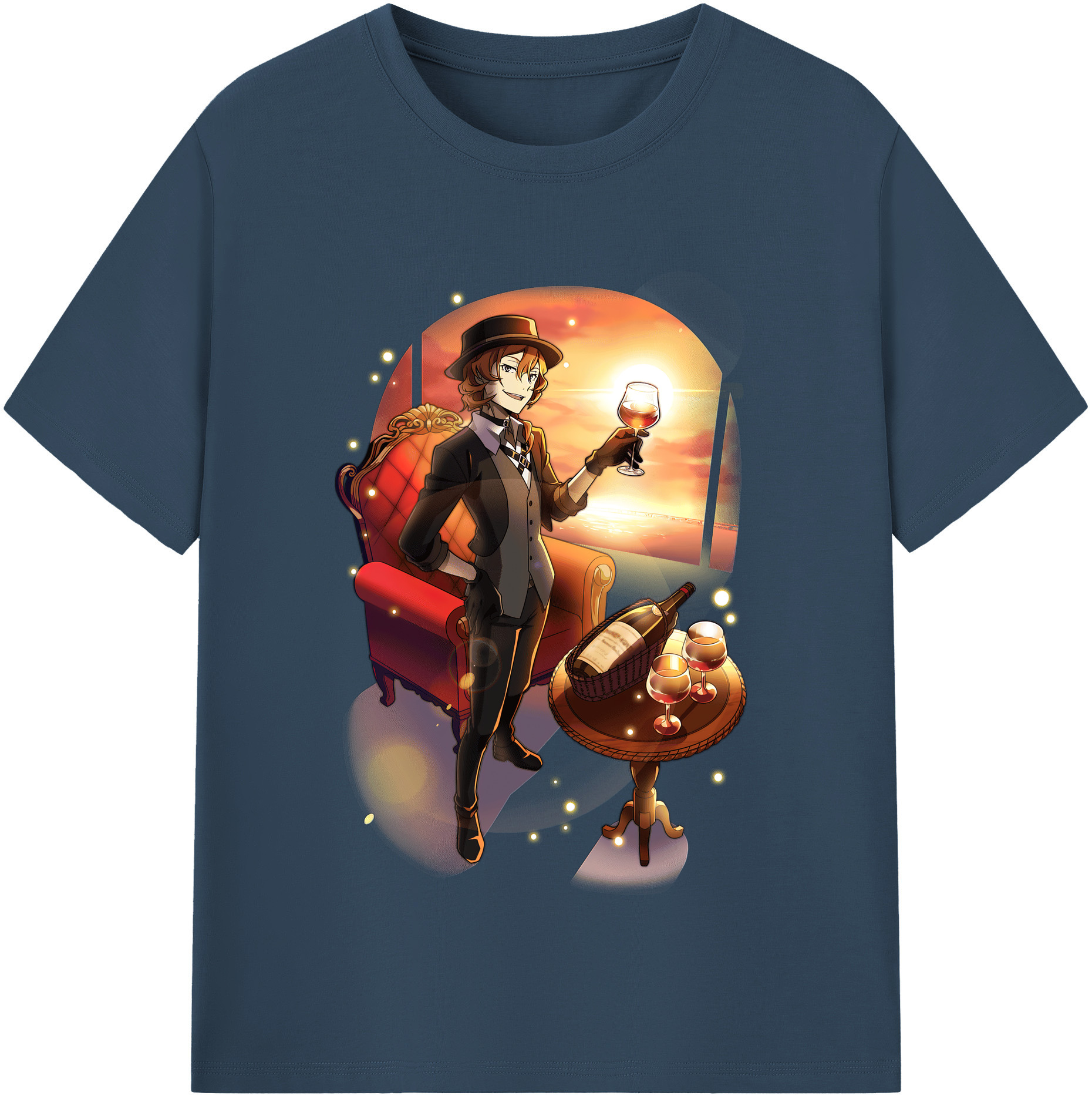 （画像用） 文豪ストレイドッグス Bungo Stray Dogs レディースカジュアルプリントTシャツ（綿100％）