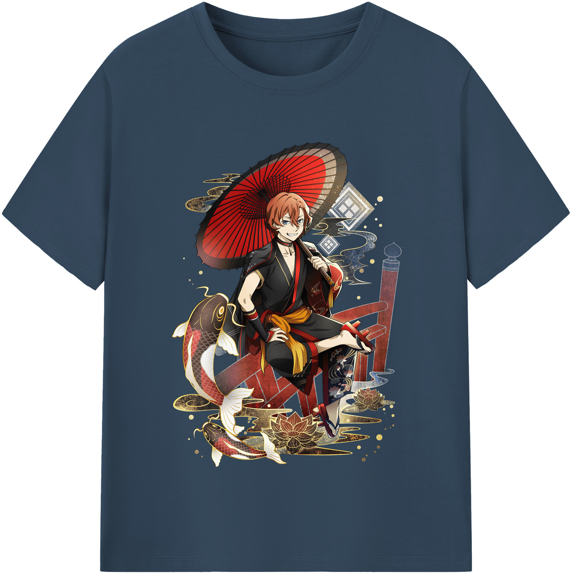 （画像用） 文豪ストレイドッグス Bungo Stray Dogs レディースカジュアルプリントTシャツ（綿100％）