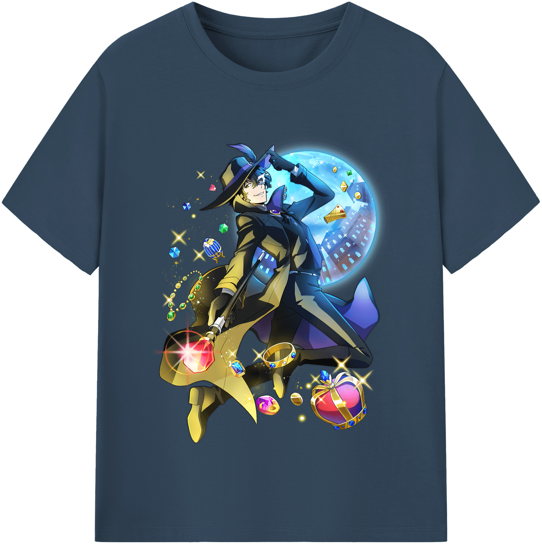 （画像用） 文豪ストレイドッグス Bungo Stray Dogs レディースカジュアルプリントTシャツ（綿100％）