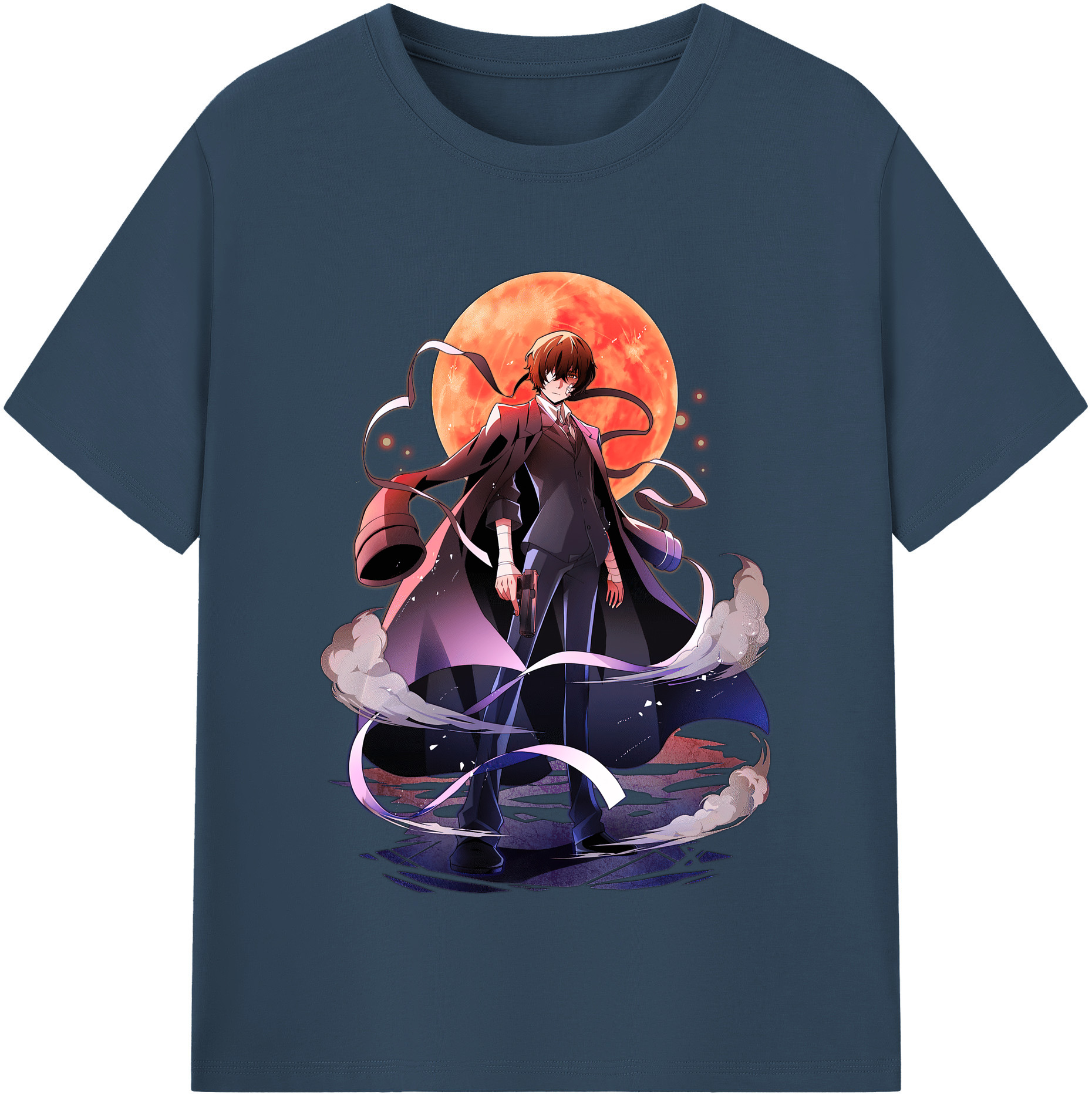 （画像用） 文豪ストレイドッグス Bungo Stray Dogs レディースカジュアルプリントTシャツ（綿100％）
