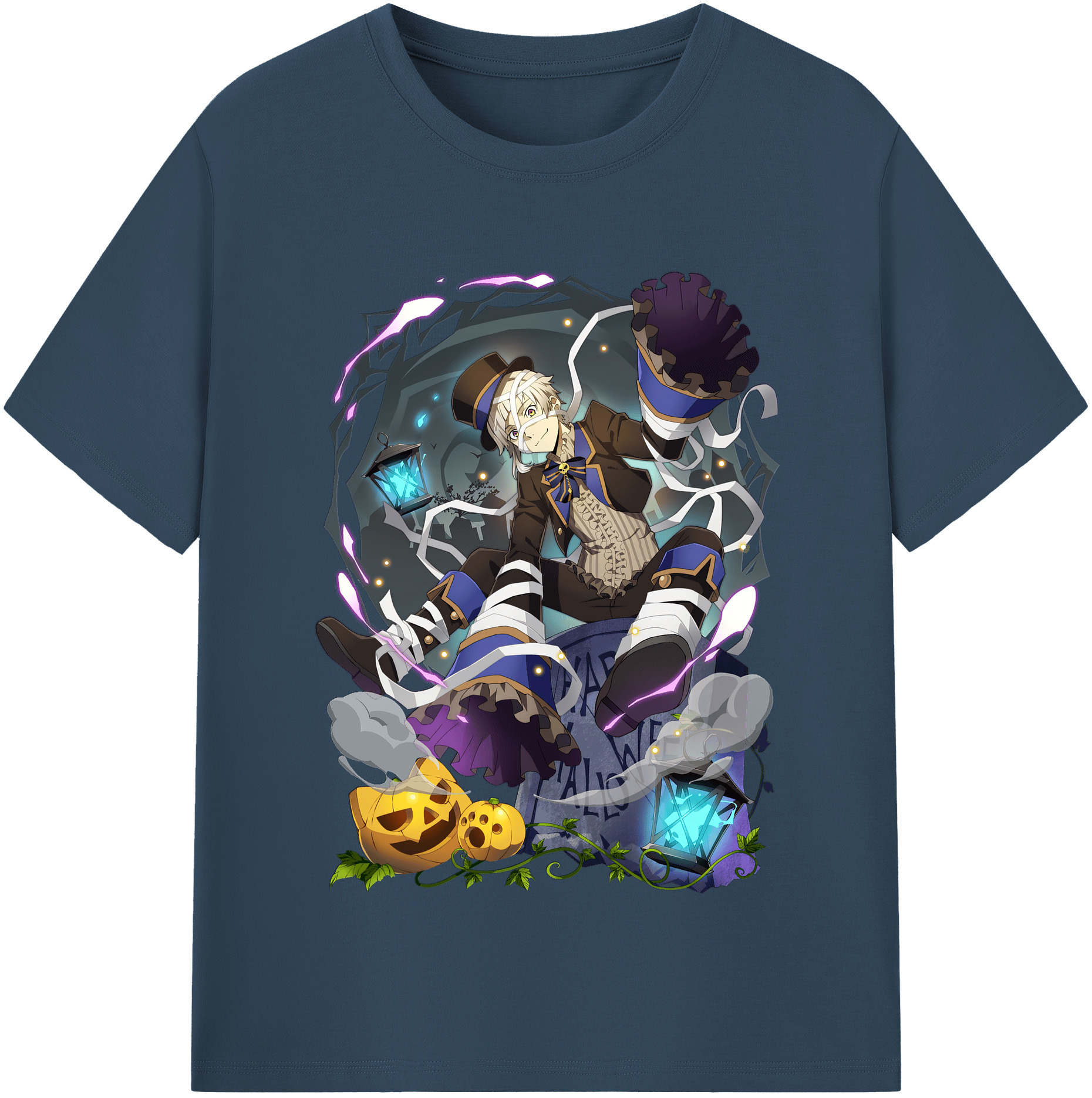 （画像用） 文豪ストレイドッグス Bungo Stray Dogs レディースカジュアルプリントTシャツ（綿100％）