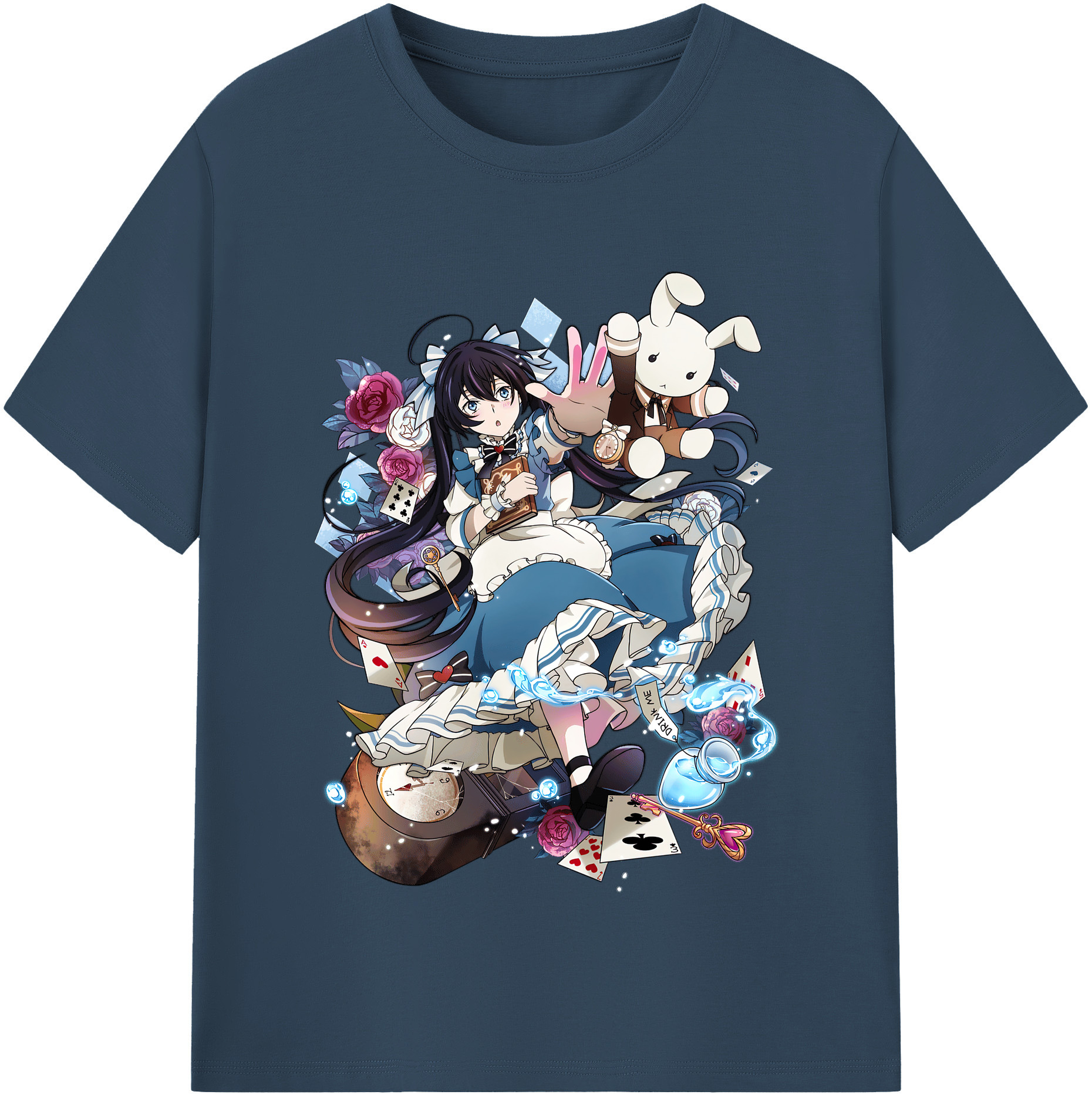 （画像用） 文豪ストレイドッグス Bungo Stray Dogs レディースカジュアルプリントTシャツ（綿100％）