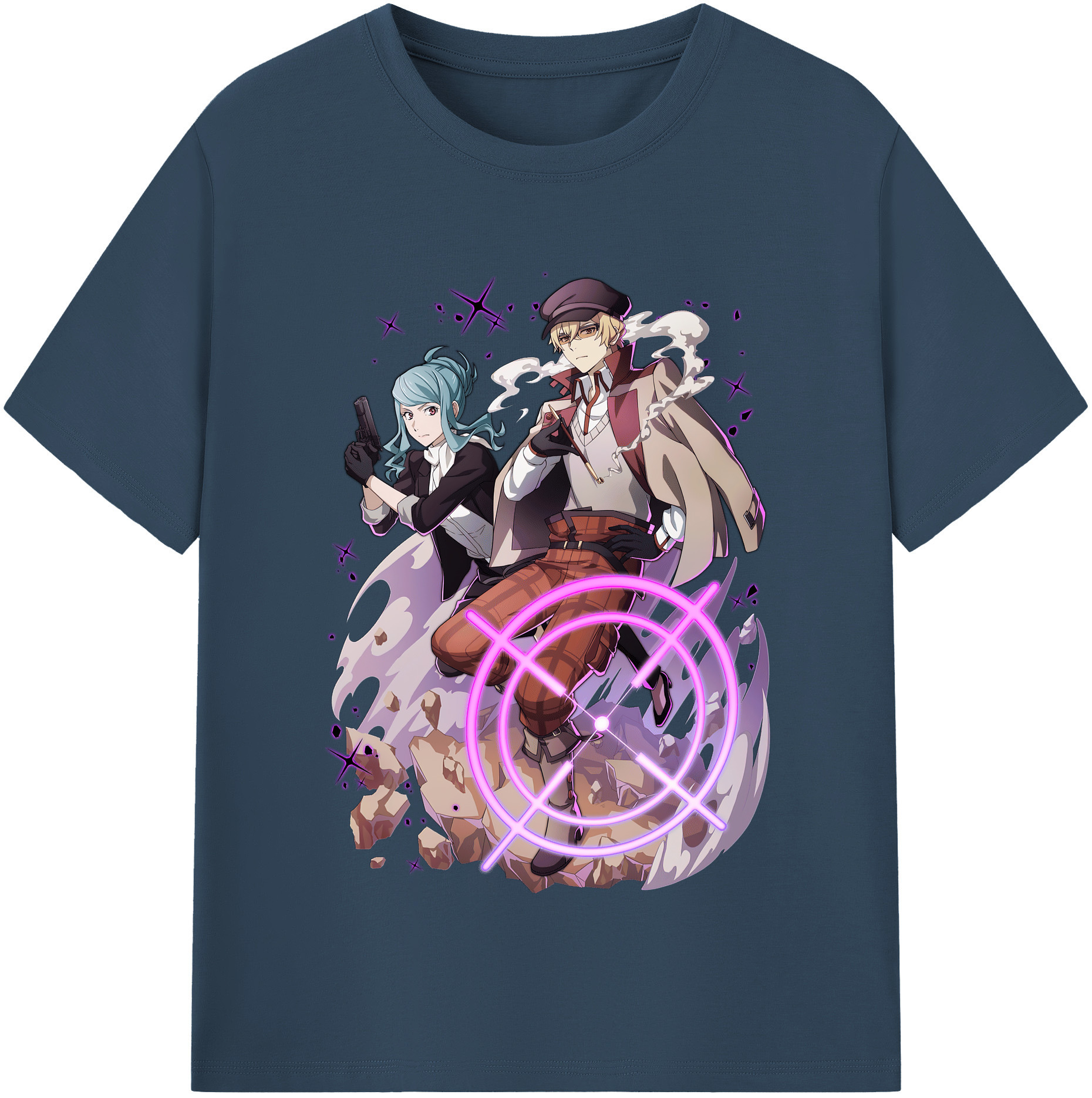（画像用） 文豪ストレイドッグス Bungo Stray Dogs レディースカジュアルプリントTシャツ（綿100％）