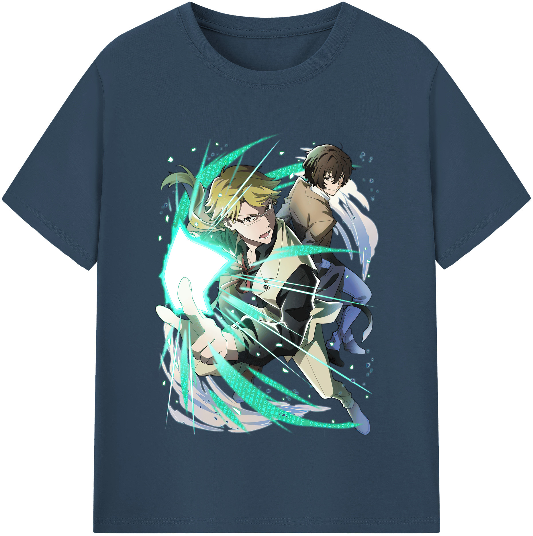 （画像用） 文豪ストレイドッグス Bungo Stray Dogs レディースカジュアルプリントTシャツ（綿100％）