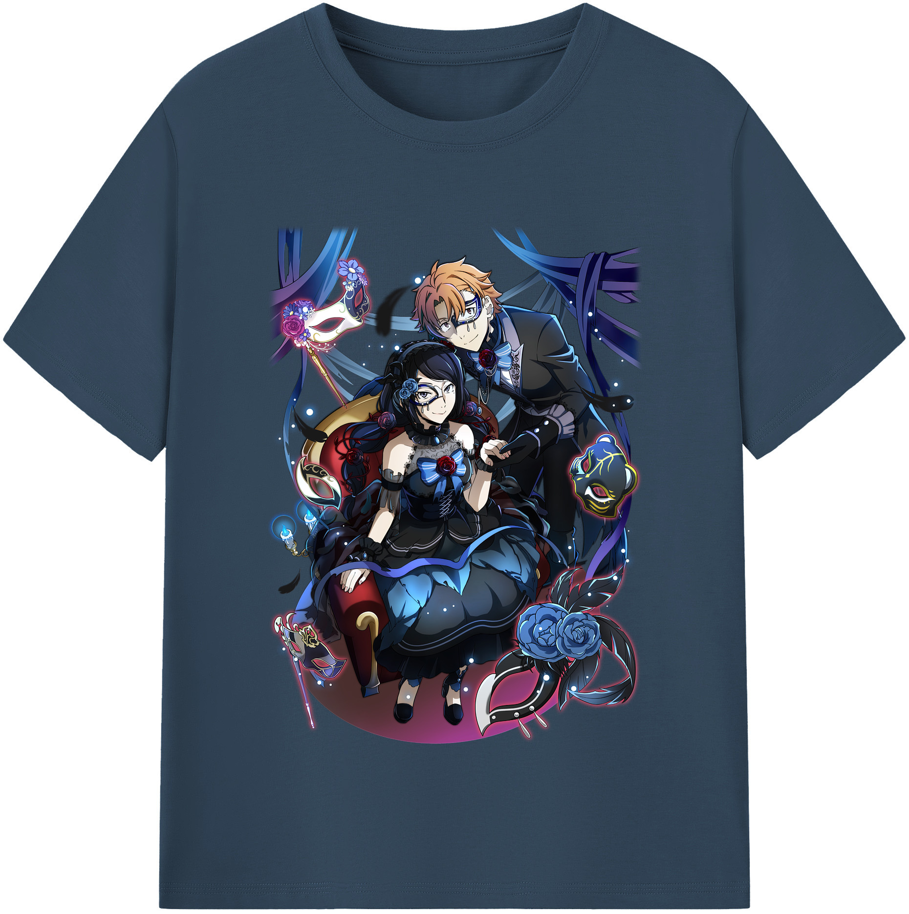（画像用） 文豪ストレイドッグス Bungo Stray Dogs レディースカジュアルプリントTシャツ（綿100％）