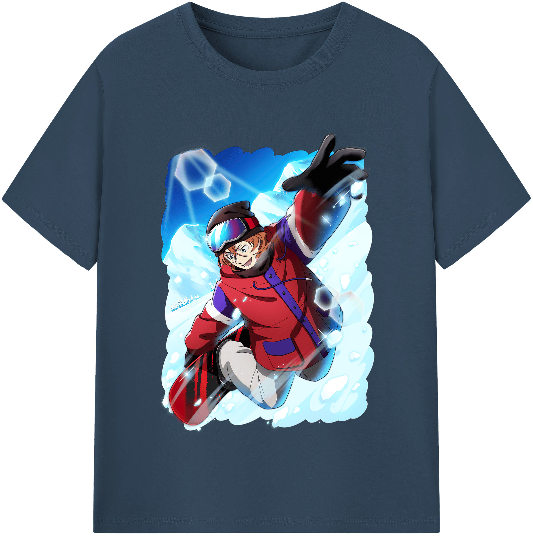 （画像用） 文豪ストレイドッグス Bungo Stray Dogs レディースカジュアルプリントTシャツ（綿100％）