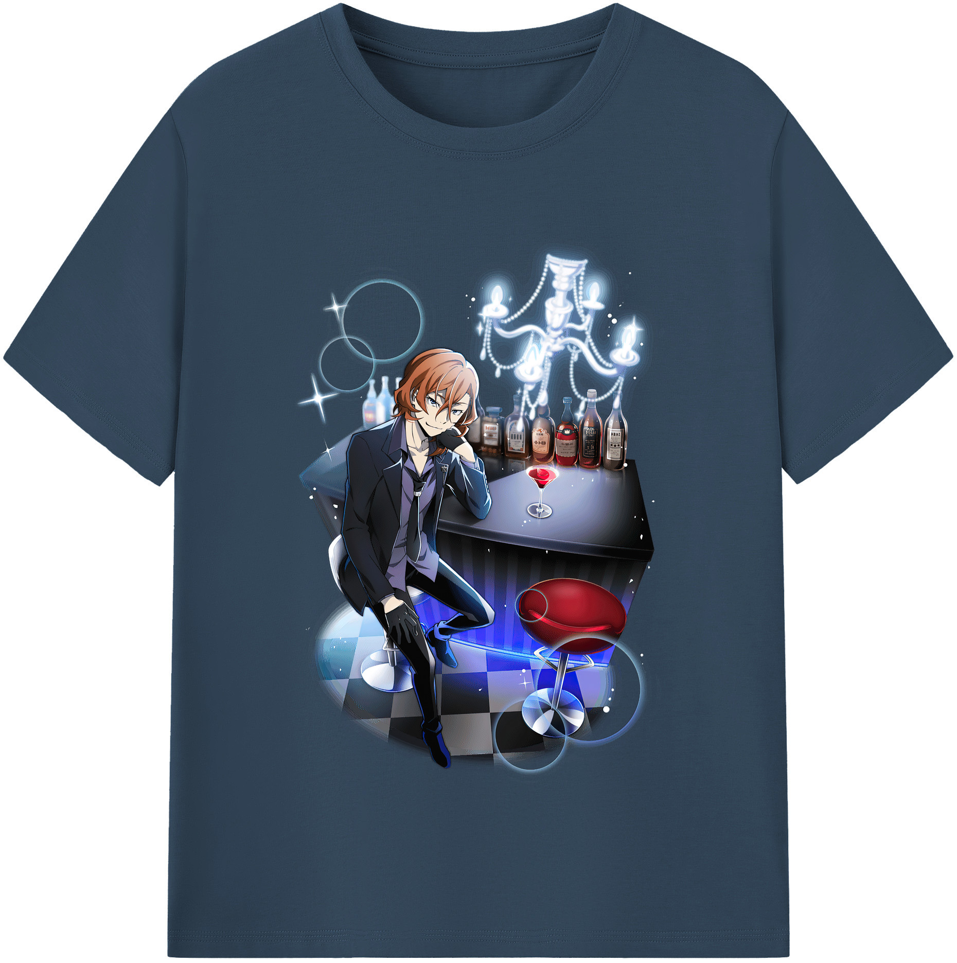 （画像用） 文豪ストレイドッグス Bungo Stray Dogs レディースカジュアルプリントTシャツ（綿100％）