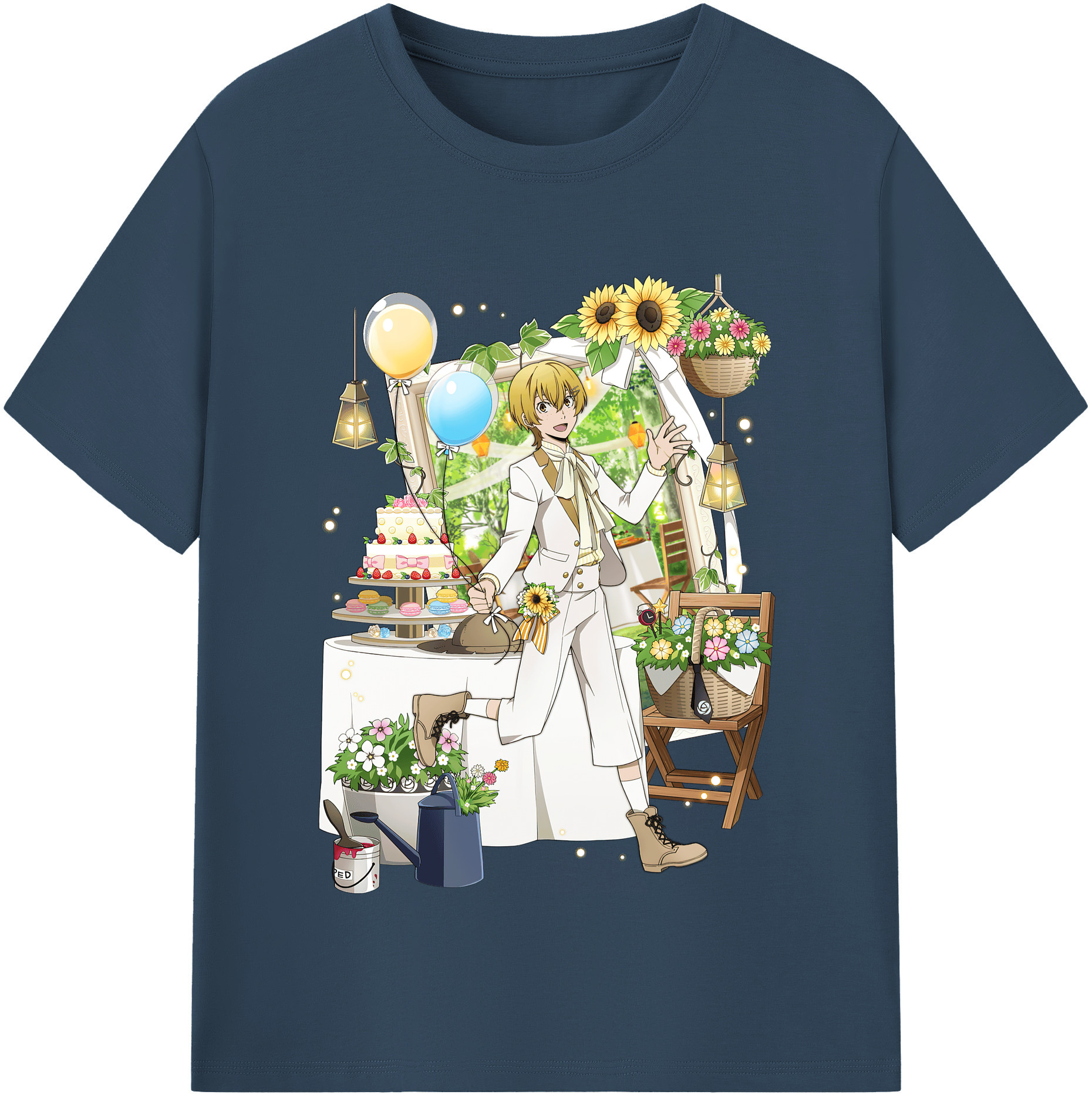 （画像用） 文豪ストレイドッグス Bungo Stray Dogs レディースカジュアルプリントTシャツ（綿100％）