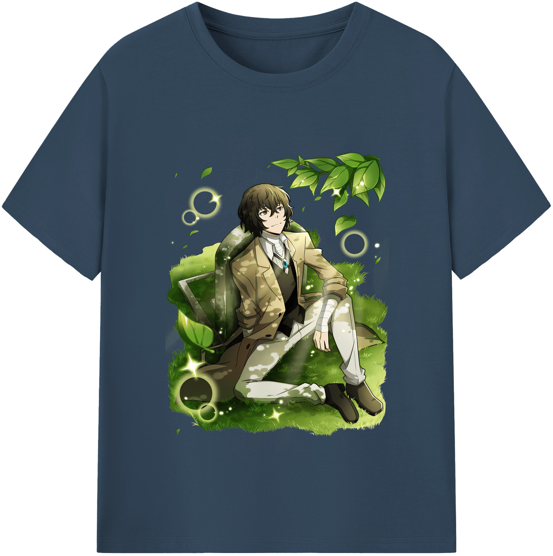 （画像用） 文豪ストレイドッグス Bungo Stray Dogs レディースカジュアルプリントTシャツ（綿100％）
