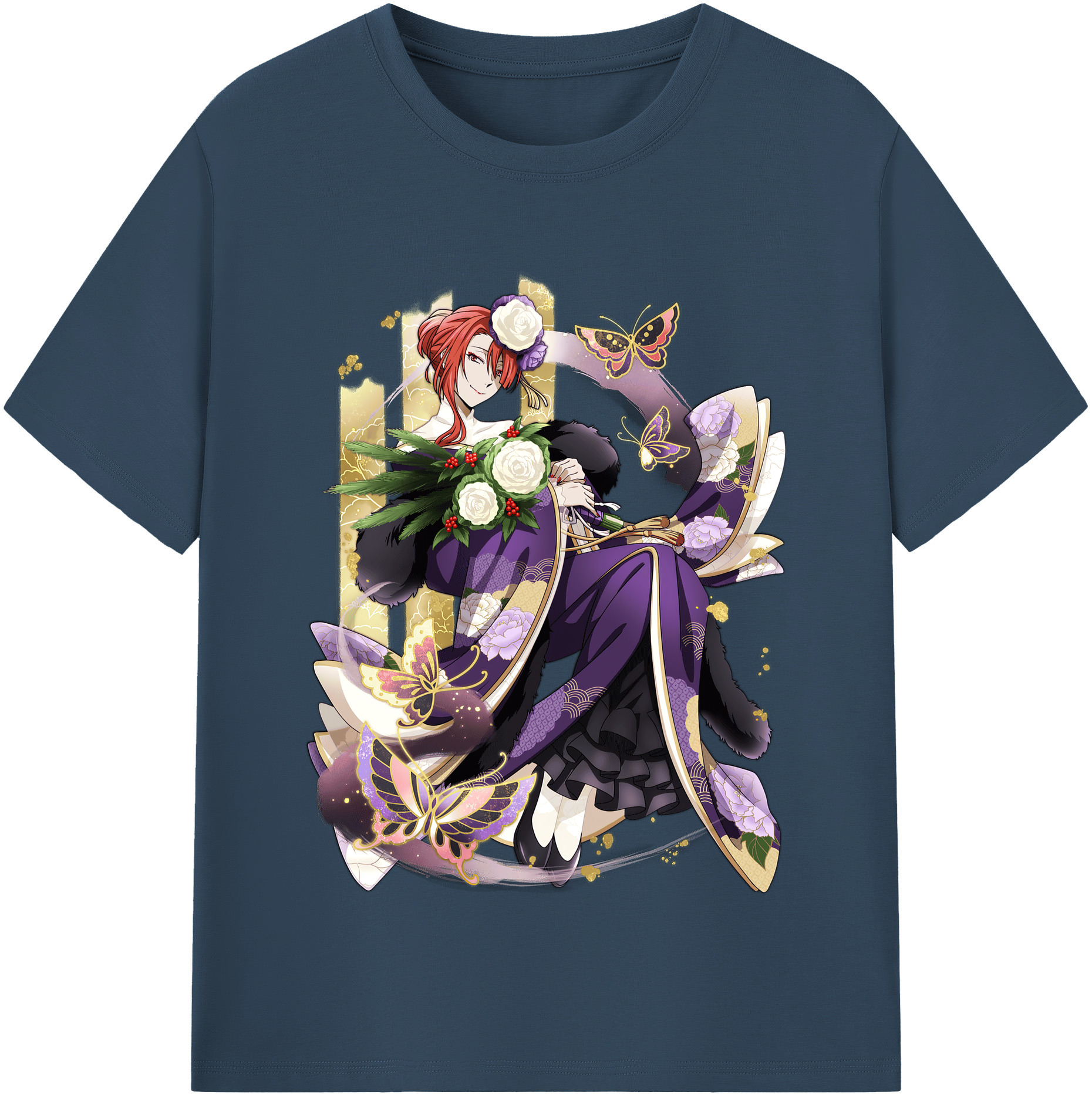 （画像用） 文豪ストレイドッグス Bungo Stray Dogs レディースカジュアルプリントTシャツ（綿100％）