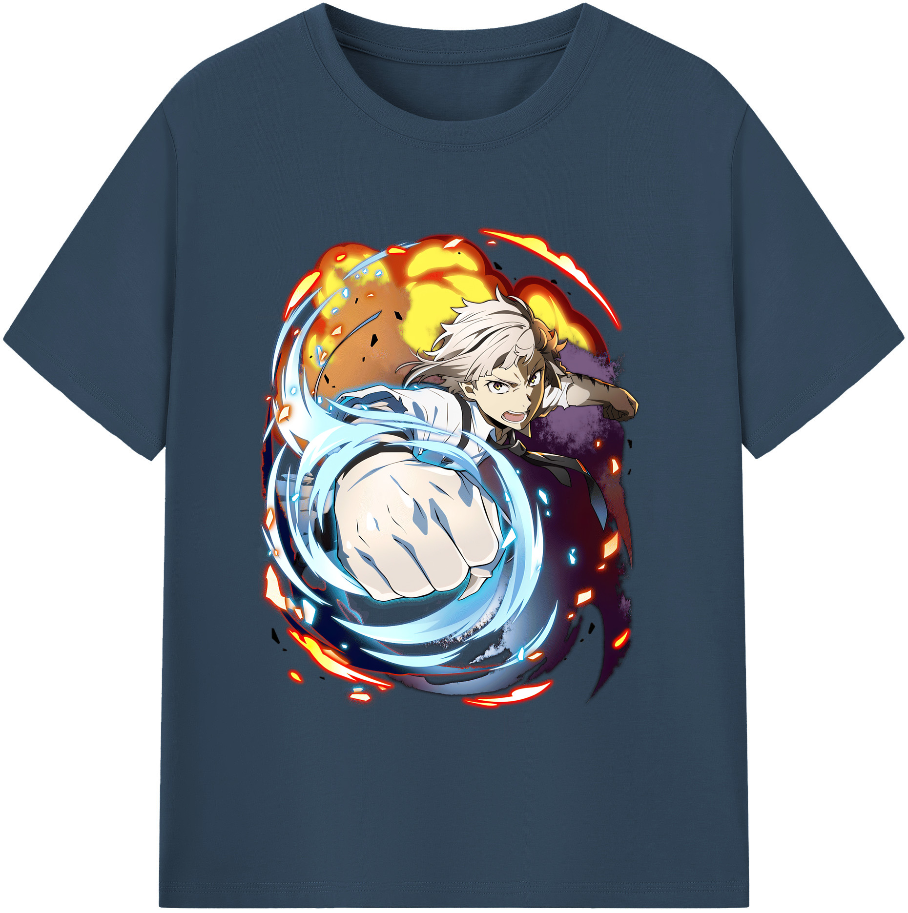 （画像用） 文豪ストレイドッグス Bungo Stray Dogs レディースカジュアルプリントTシャツ（綿100％）