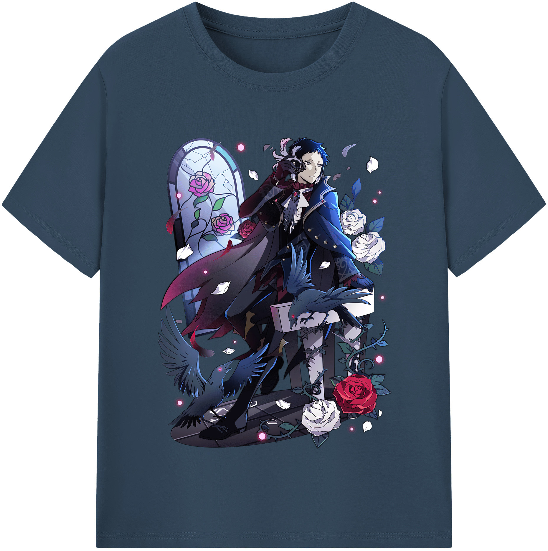 （画像用） 文豪ストレイドッグス Bungo Stray Dogs レディースカジュアルプリントTシャツ（綿100％）