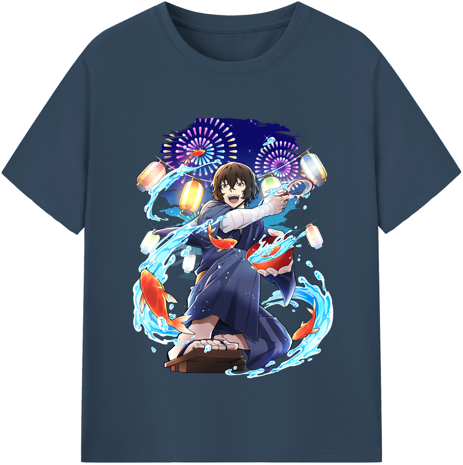 （画像用） 文豪ストレイドッグス Bungo Stray Dogs レディースカジュアルプリントTシャツ（綿100％）