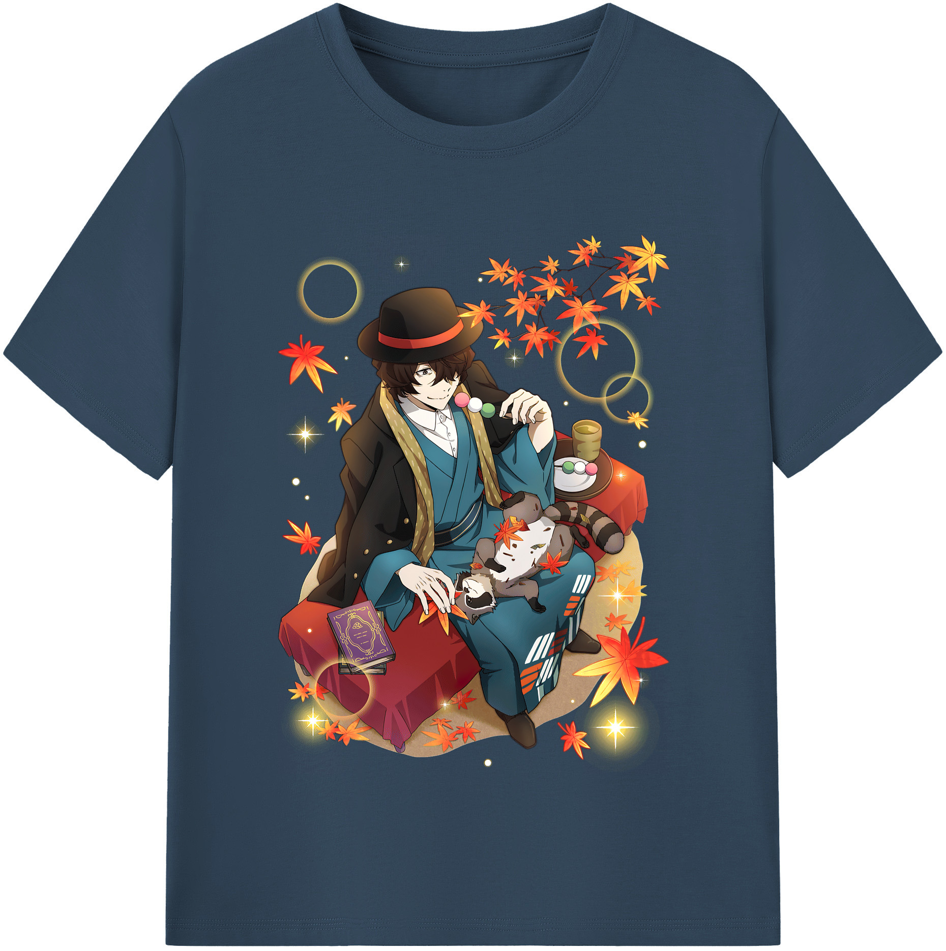 （画像用） 文豪ストレイドッグス Bungo Stray Dogs レディースカジュアルプリントTシャツ（綿100％）