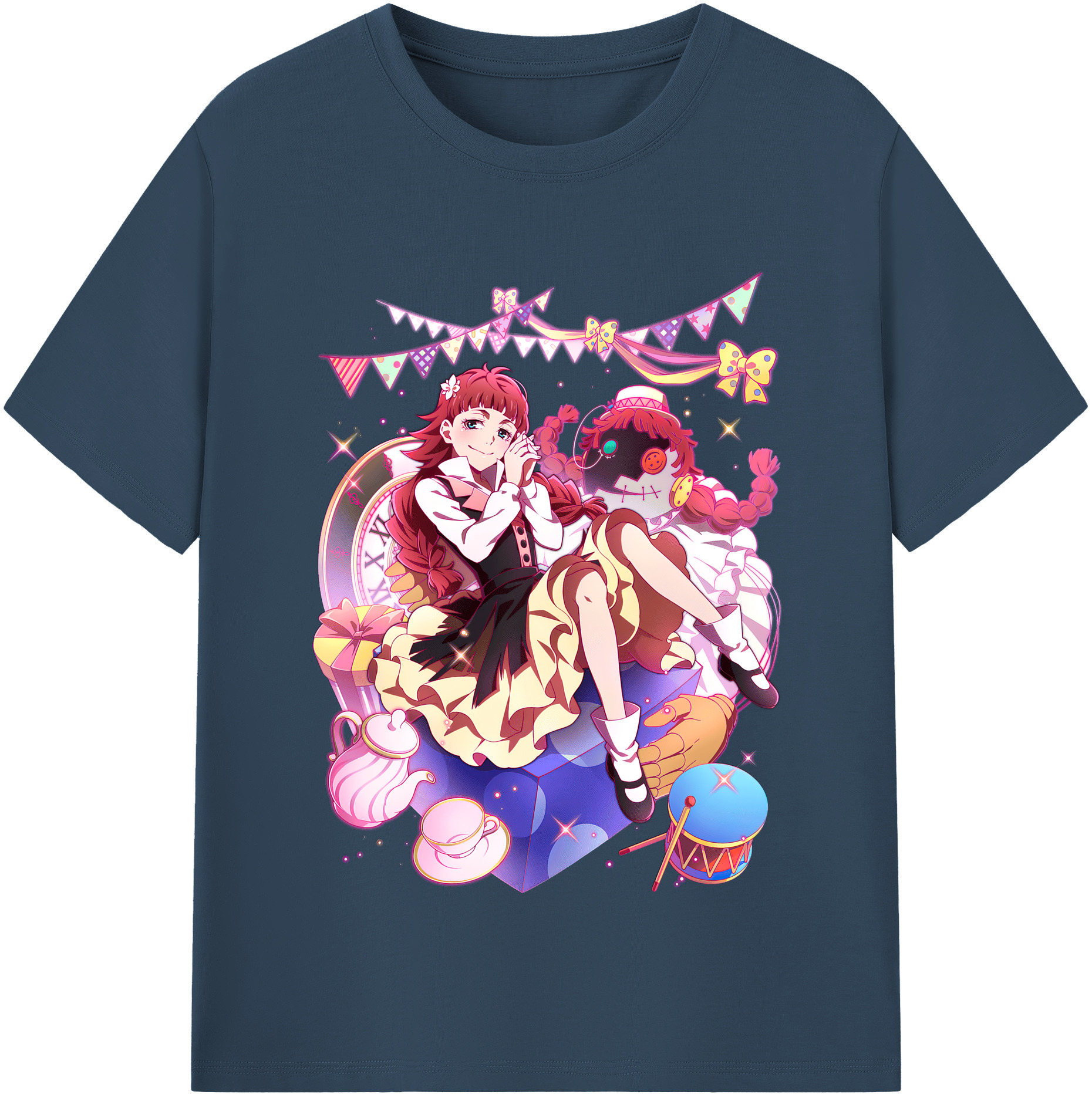 （画像用） 文豪ストレイドッグス Bungo Stray Dogs レディースカジュアルプリントTシャツ（綿100％）