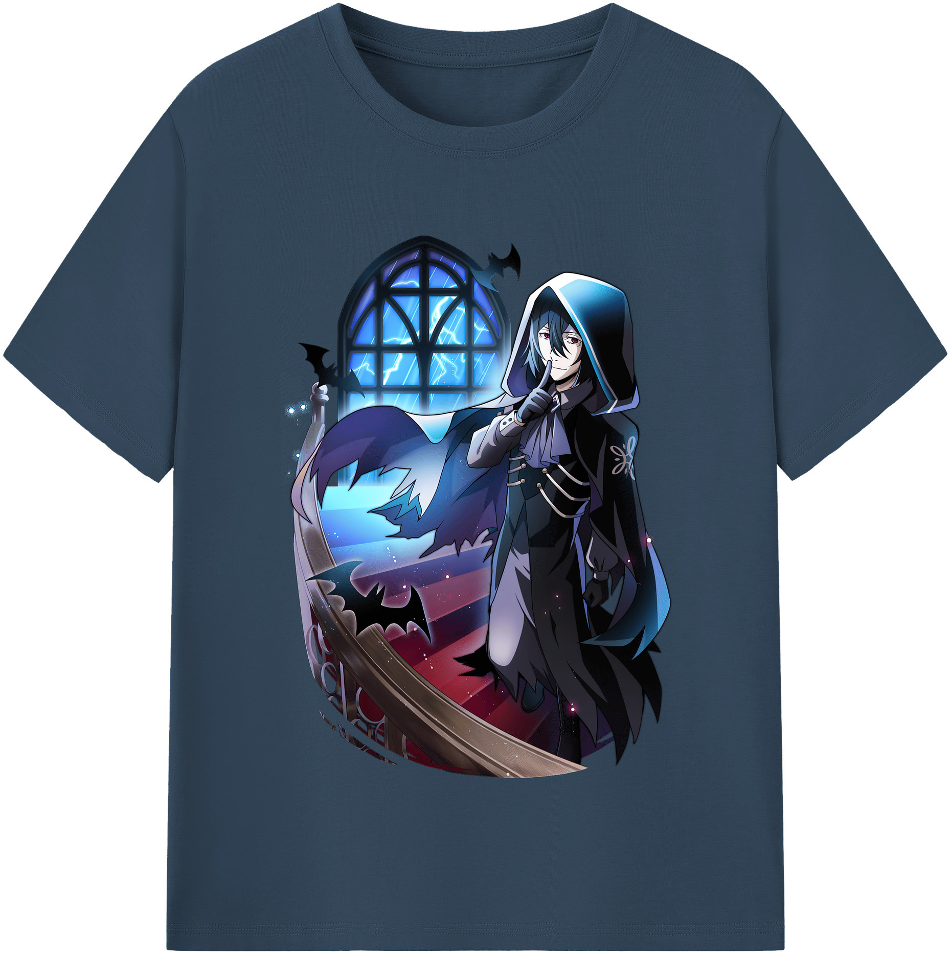 （画像用） 文豪ストレイドッグス Bungo Stray Dogs レディースカジュアルプリントTシャツ（綿100％）