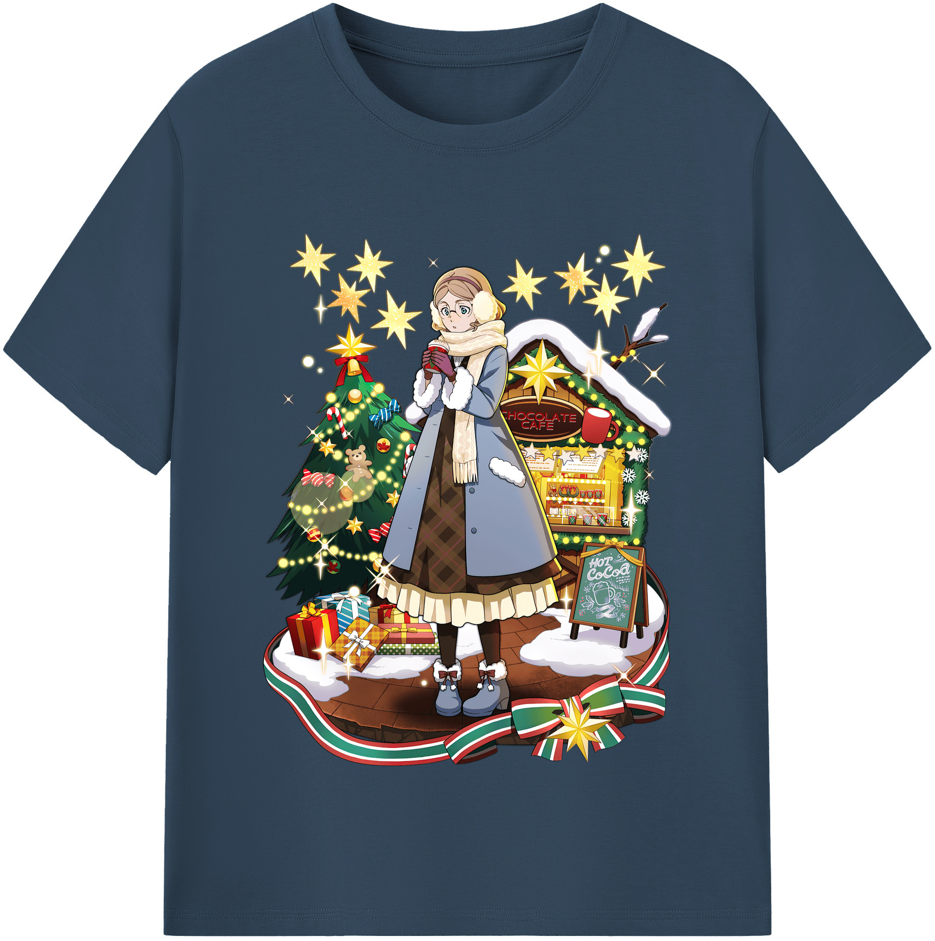 （画像用） 文豪ストレイドッグス Bungo Stray Dogs レディースカジュアルプリントTシャツ（綿100％）