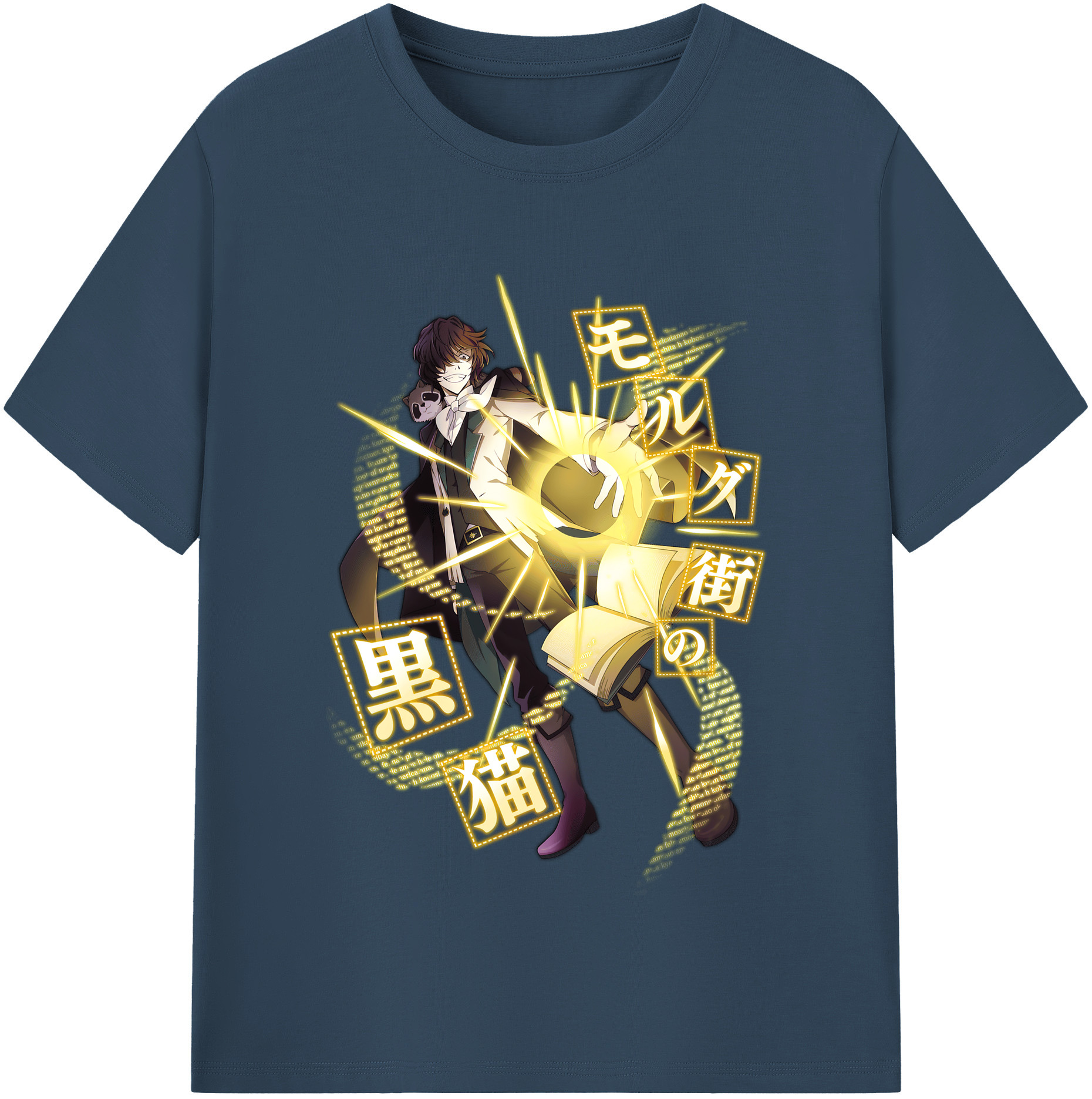 （画像用） 文豪ストレイドッグス Bungo Stray Dogs レディースカジュアルプリントTシャツ（綿100％）