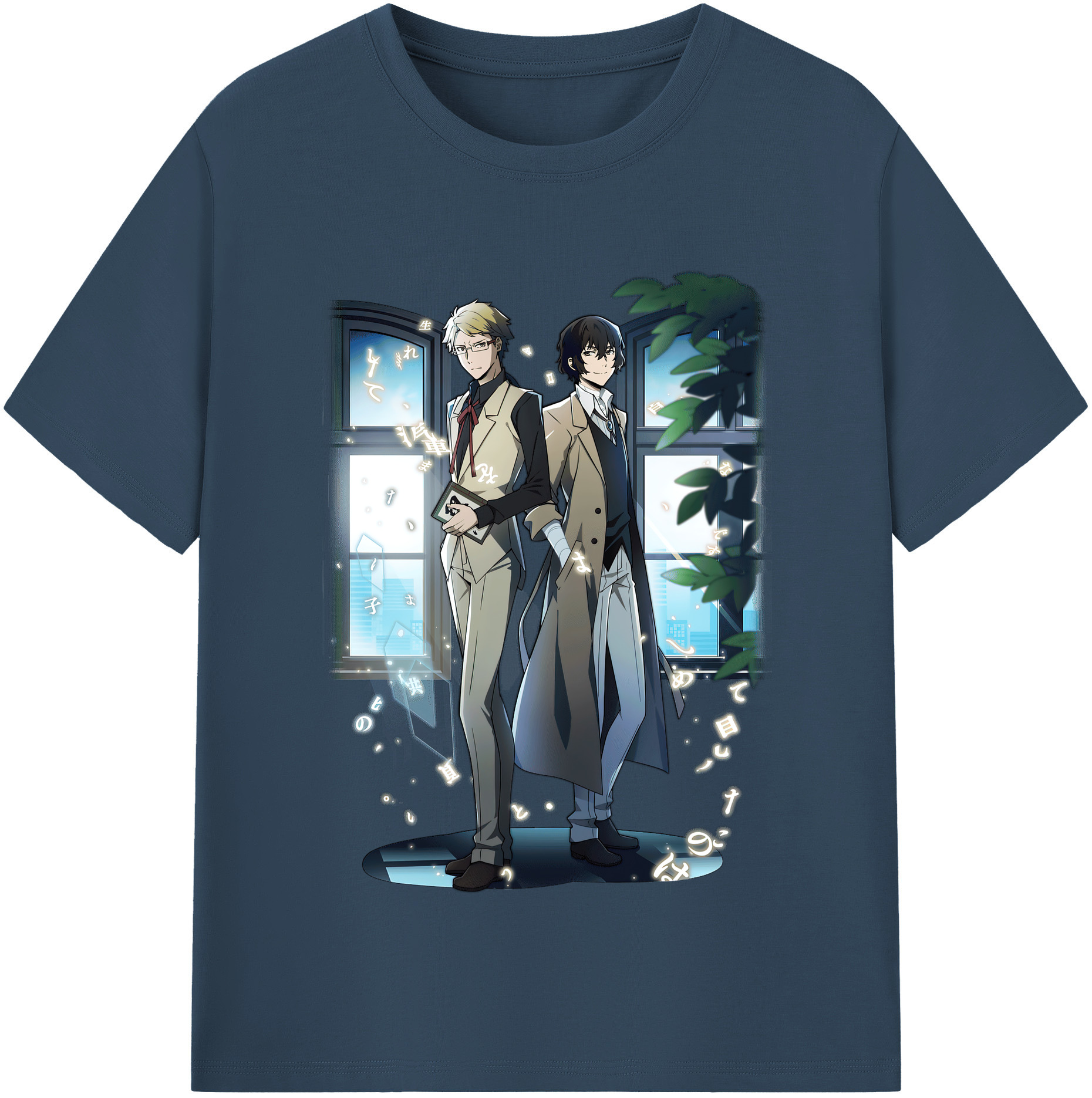 （画像用） 文豪ストレイドッグス Bungo Stray Dogs レディースカジュアルプリントTシャツ（綿100％）