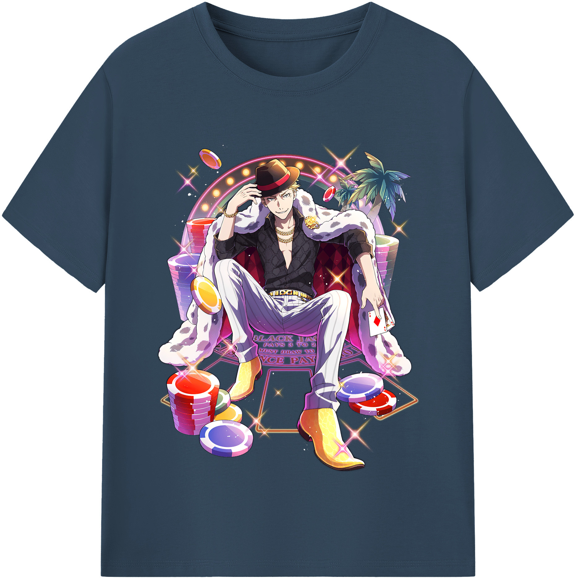 （画像用） 文豪ストレイドッグス Bungo Stray Dogs レディースカジュアルプリントTシャツ（綿100％）