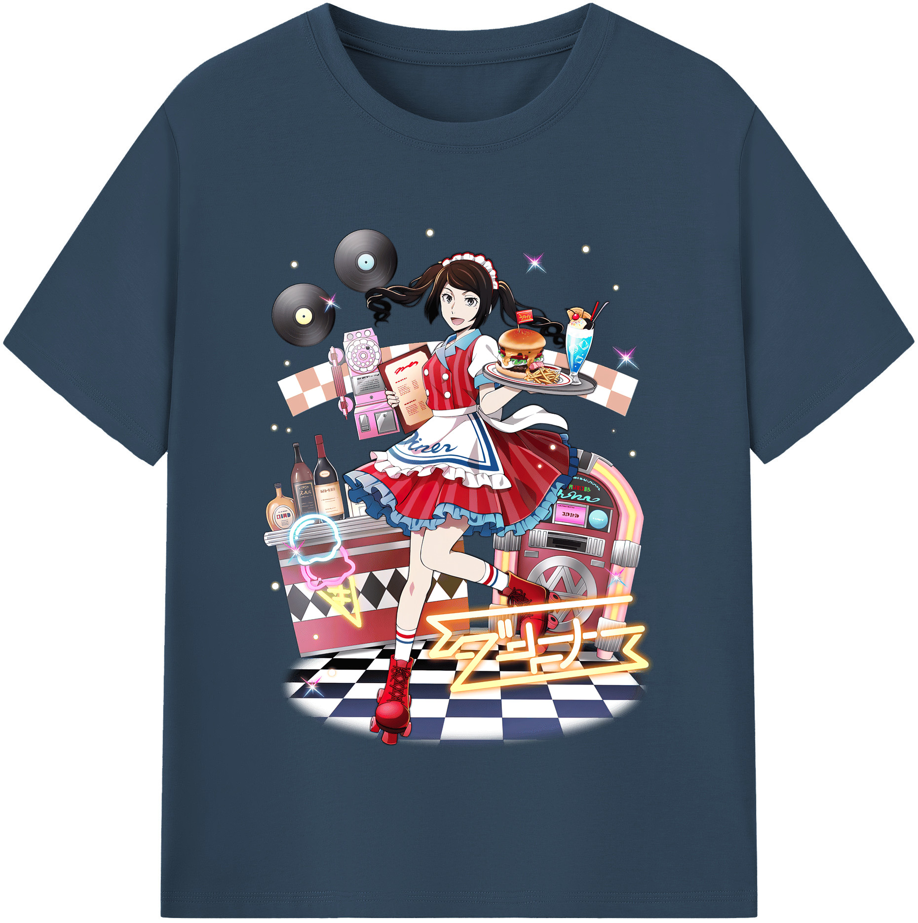 （画像用） 文豪ストレイドッグス Bungo Stray Dogs レディースカジュアルプリントTシャツ（綿100％）