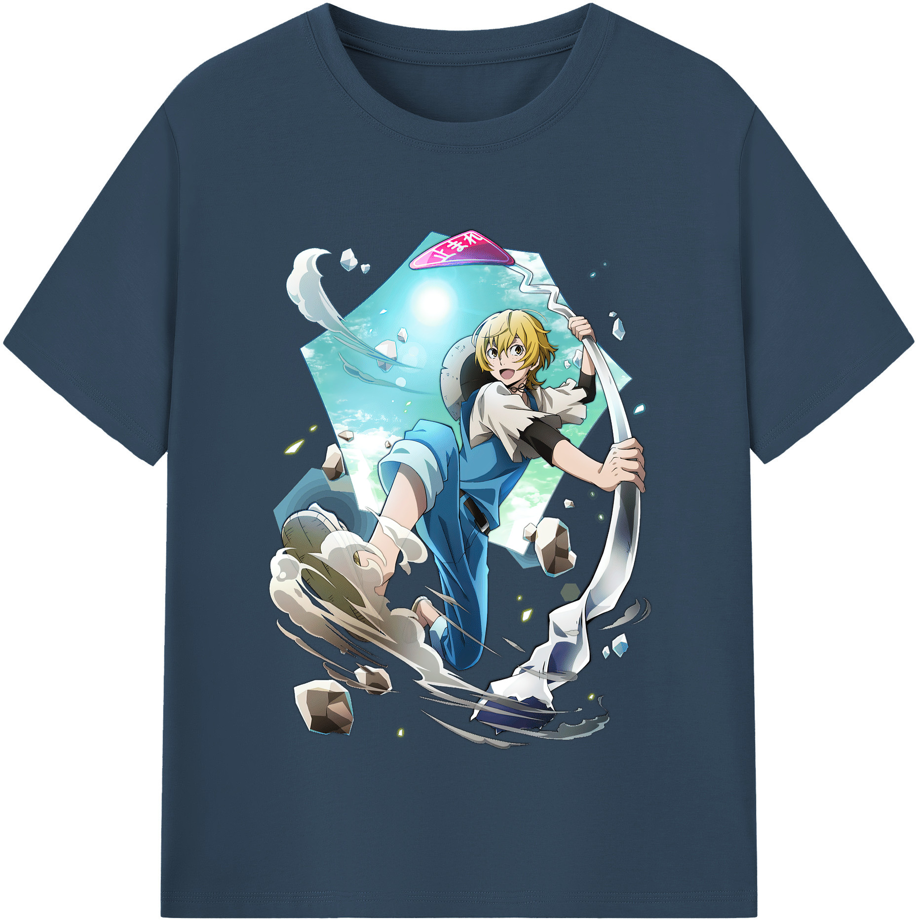 （画像用） 文豪ストレイドッグス Bungo Stray Dogs レディースカジュアルプリントTシャツ（綿100％）
