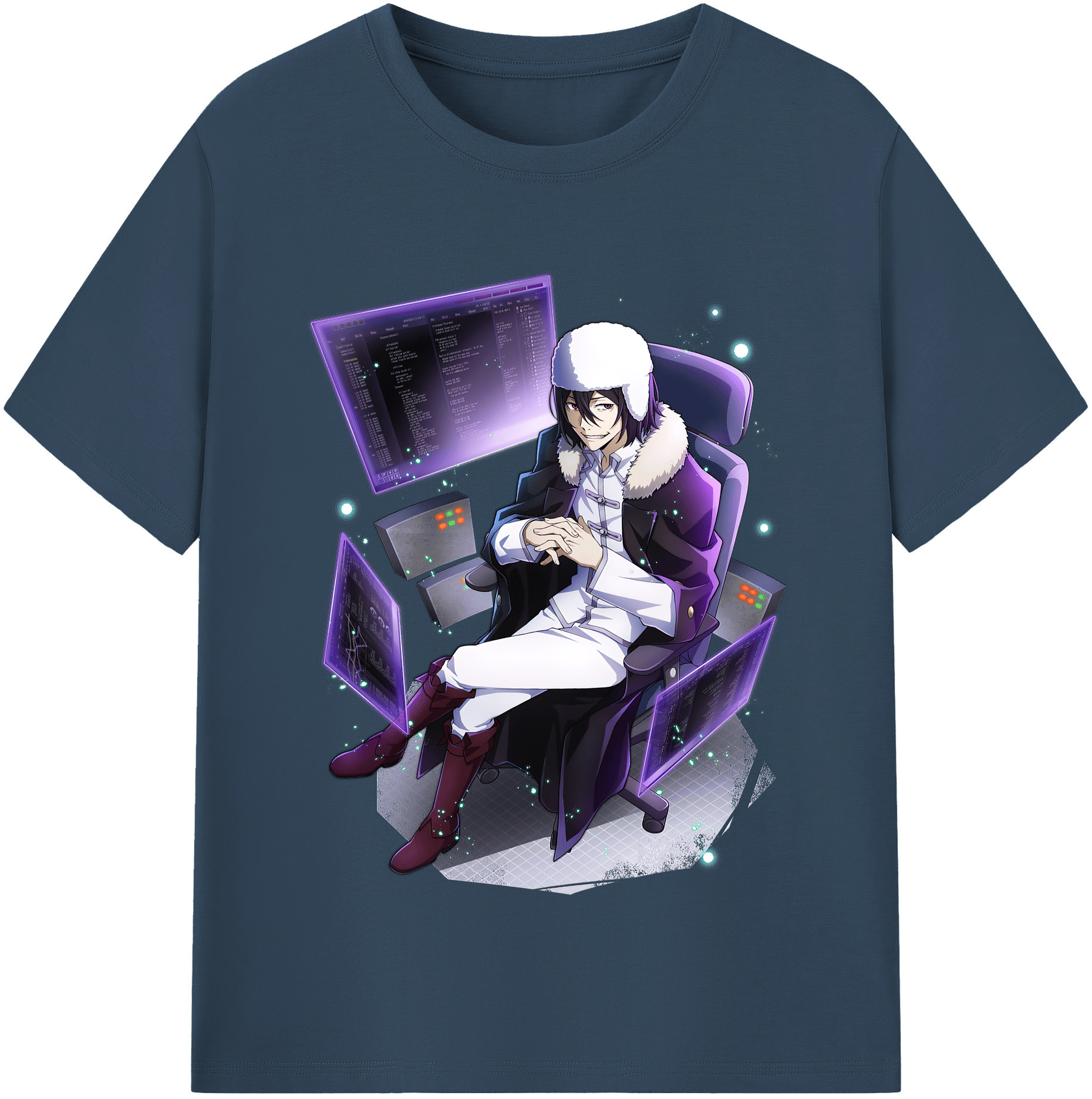 （画像用） 文豪ストレイドッグス Bungo Stray Dogs レディースカジュアルプリントTシャツ（綿100％）