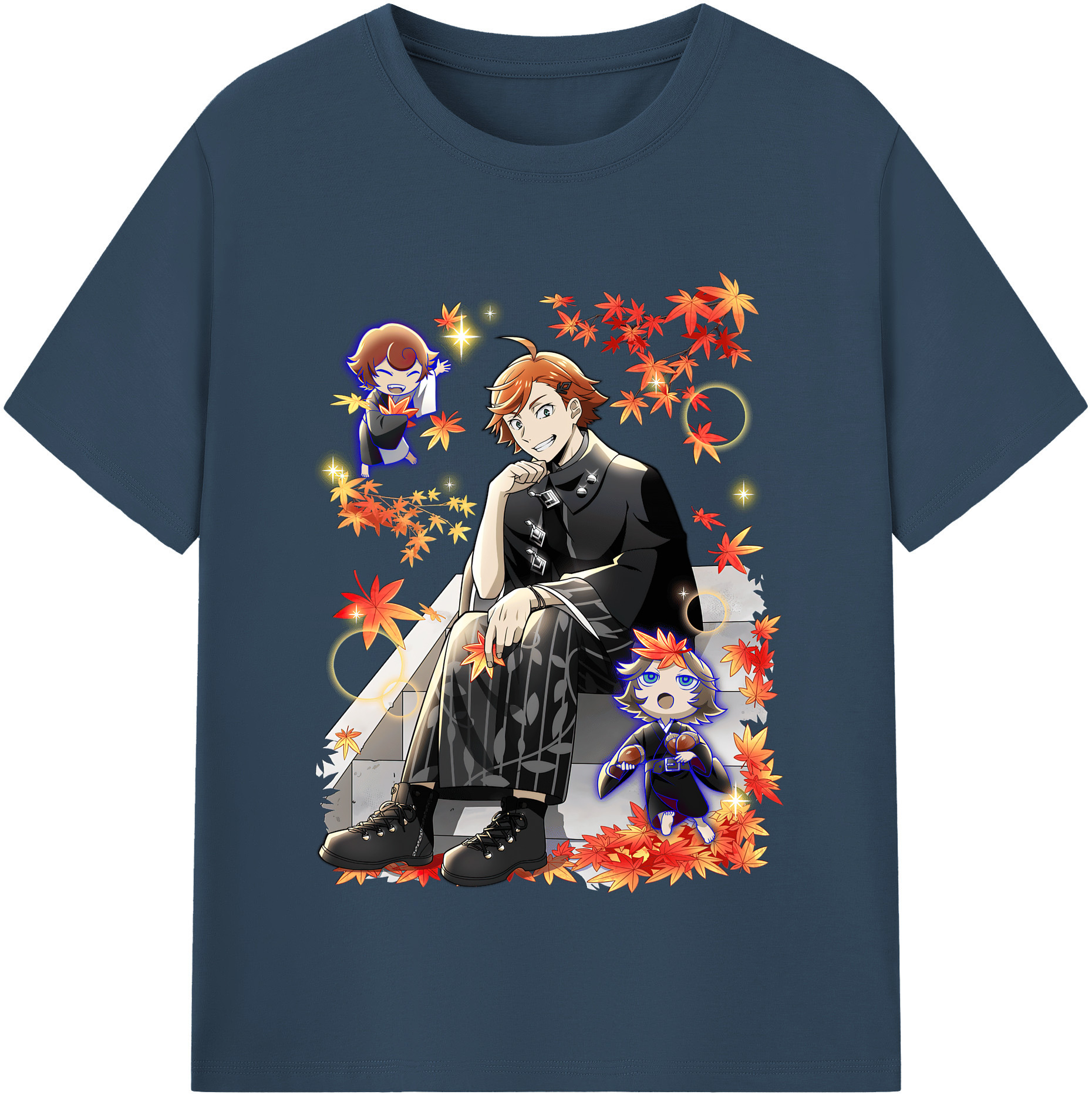 （画像用） 文豪ストレイドッグス Bungo Stray Dogs レディースカジュアルプリントTシャツ（綿100％）