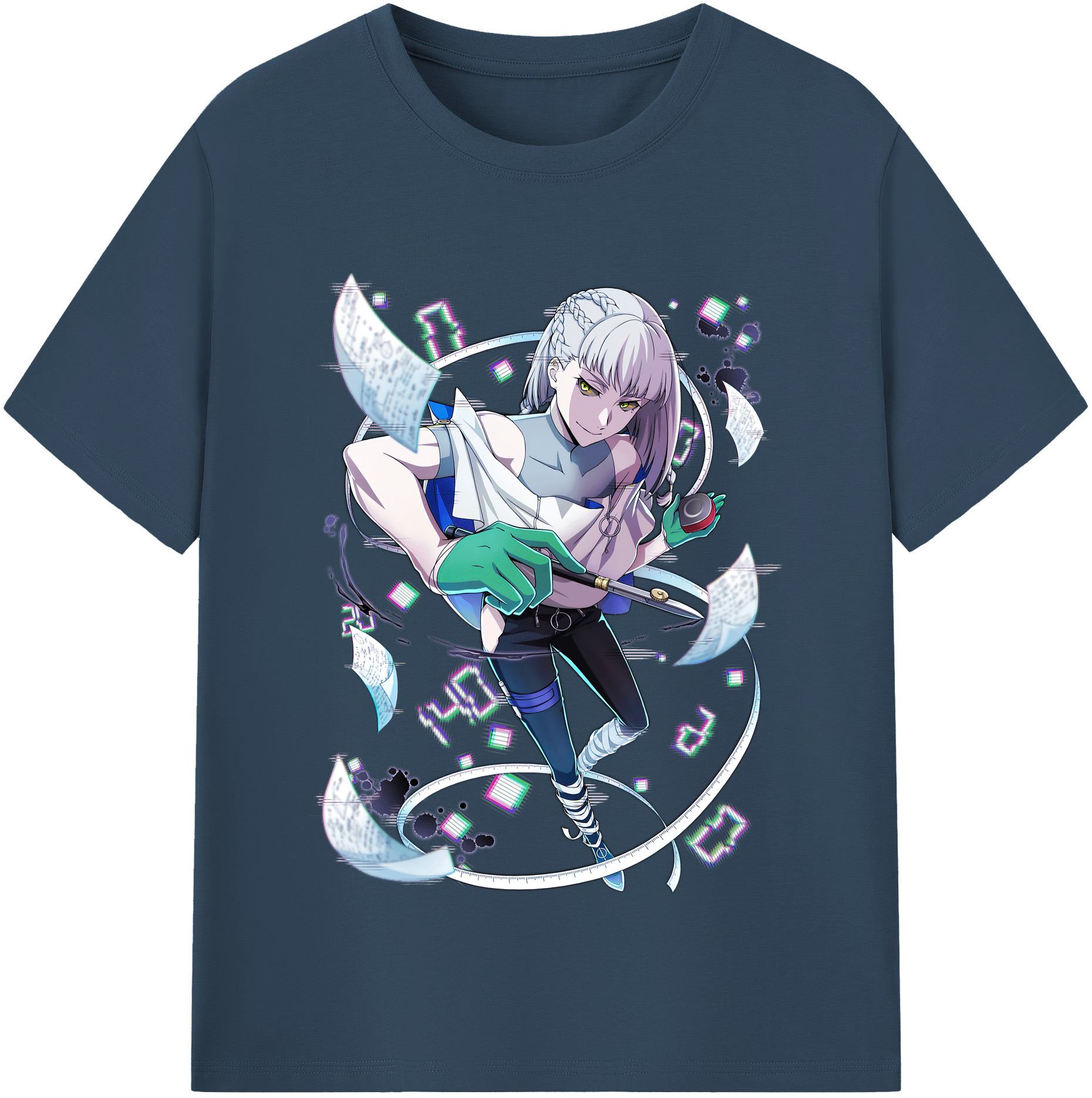 （画像用） 文豪ストレイドッグス Bungo Stray Dogs レディースカジュアルプリントTシャツ（綿100％）