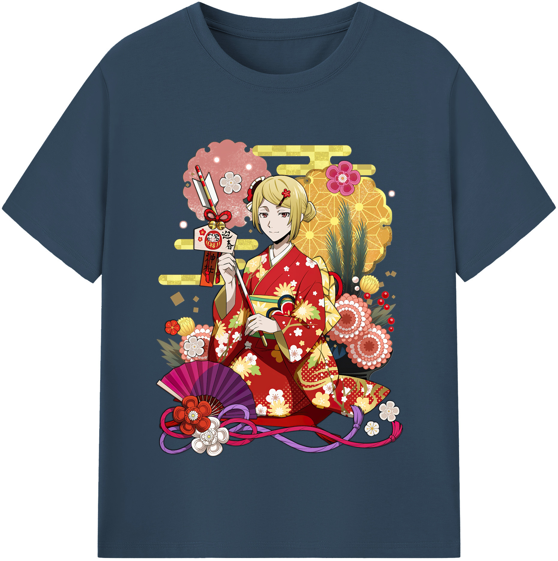 （画像用） 文豪ストレイドッグス Bungo Stray Dogs レディースカジュアルプリントTシャツ（綿100％）