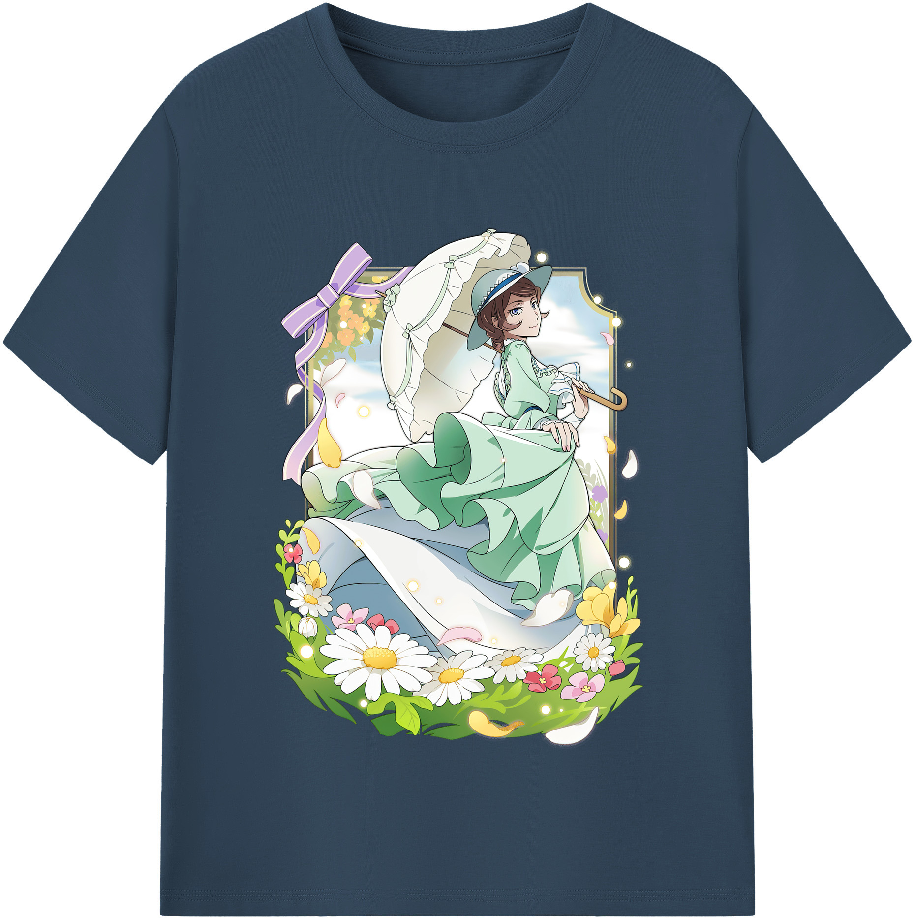 （画像用） 文豪ストレイドッグス Bungo Stray Dogs レディースカジュアルプリントTシャツ（綿100％）