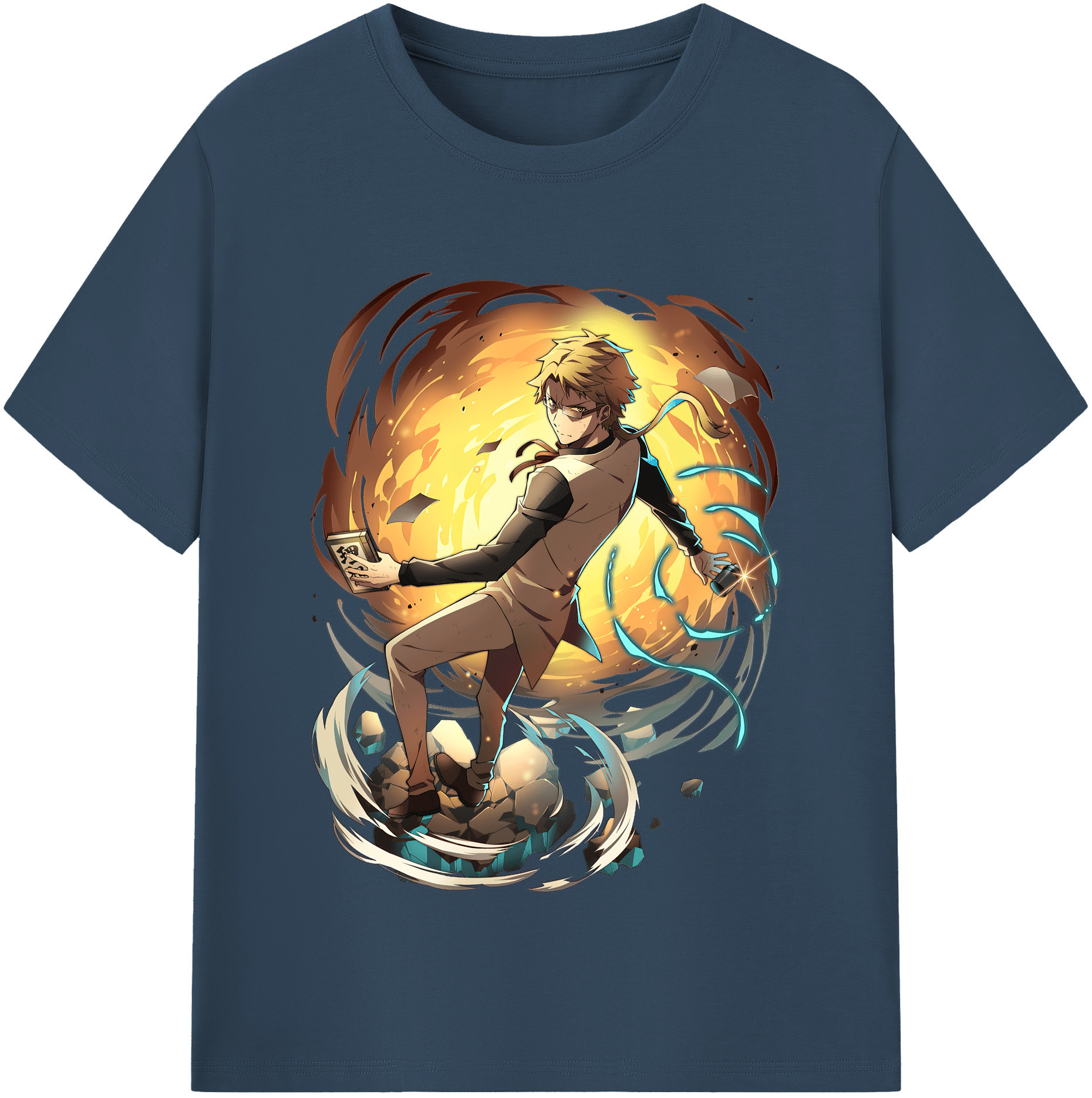 （画像用） 文豪ストレイドッグス Bungo Stray Dogs レディースカジュアルプリントTシャツ（綿100％）