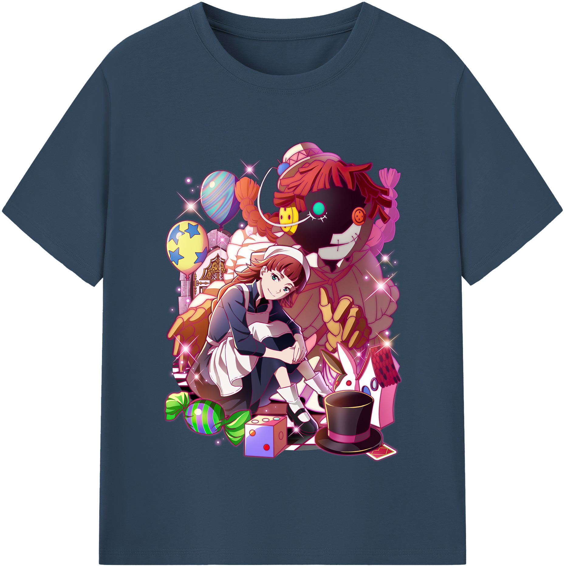 （画像用） 文豪ストレイドッグス Bungo Stray Dogs レディースカジュアルプリントTシャツ（綿100％）