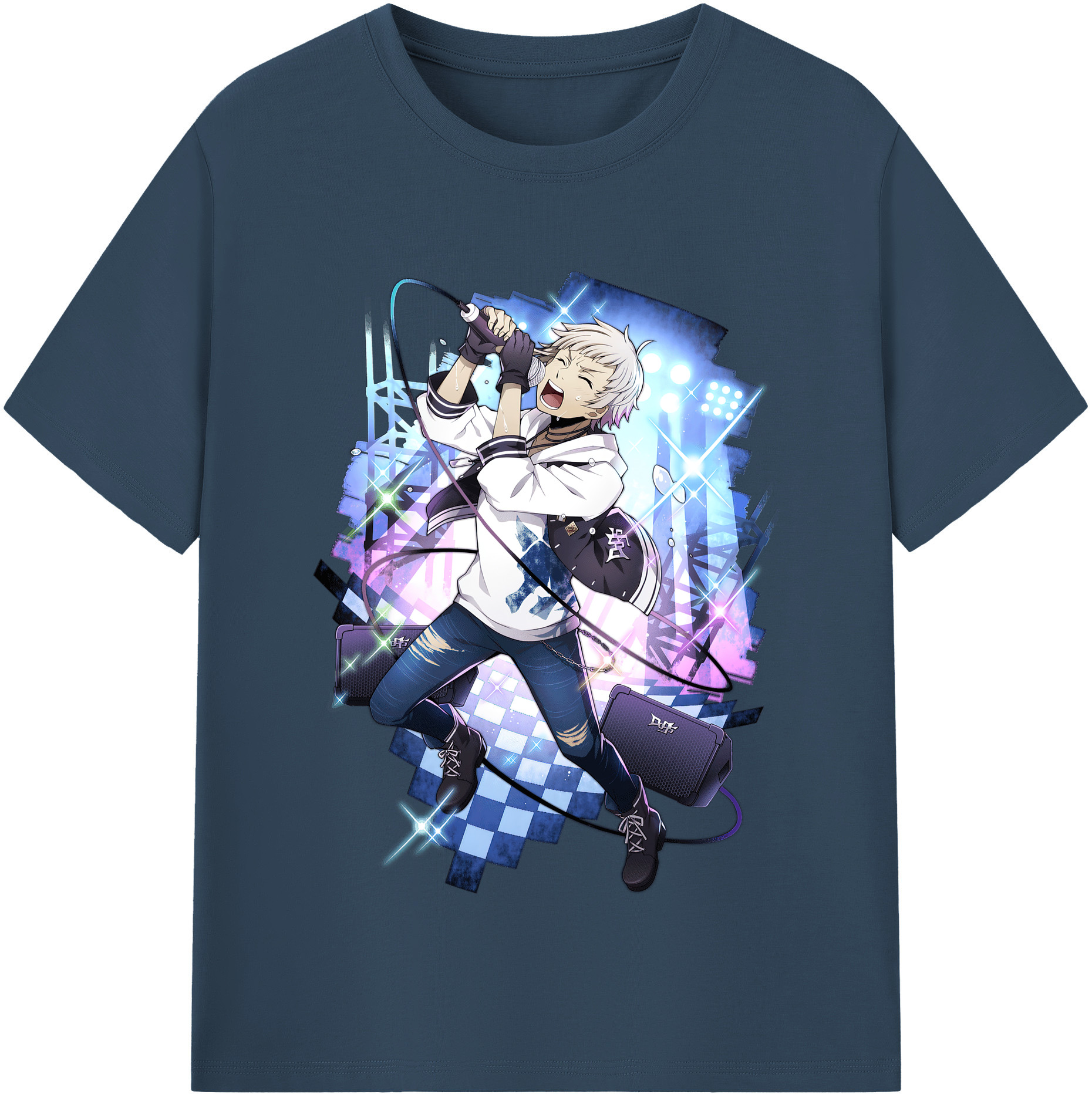 （画像用） 文豪ストレイドッグス Bungo Stray Dogs レディースカジュアルプリントTシャツ（綿100％）