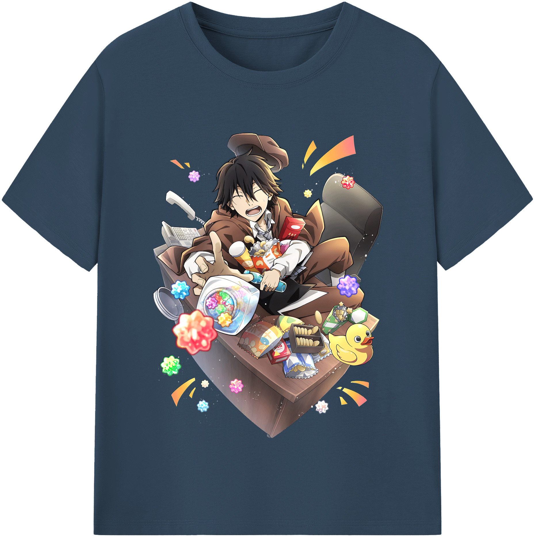 （画像用） 文豪ストレイドッグス Bungo Stray Dogs レディースカジュアルプリントTシャツ（綿100％）