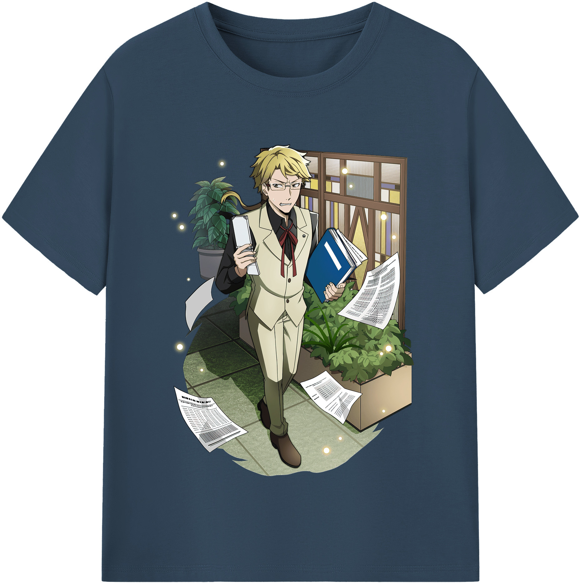（画像用） 文豪ストレイドッグス Bungo Stray Dogs レディースカジュアルプリントTシャツ（綿100％）