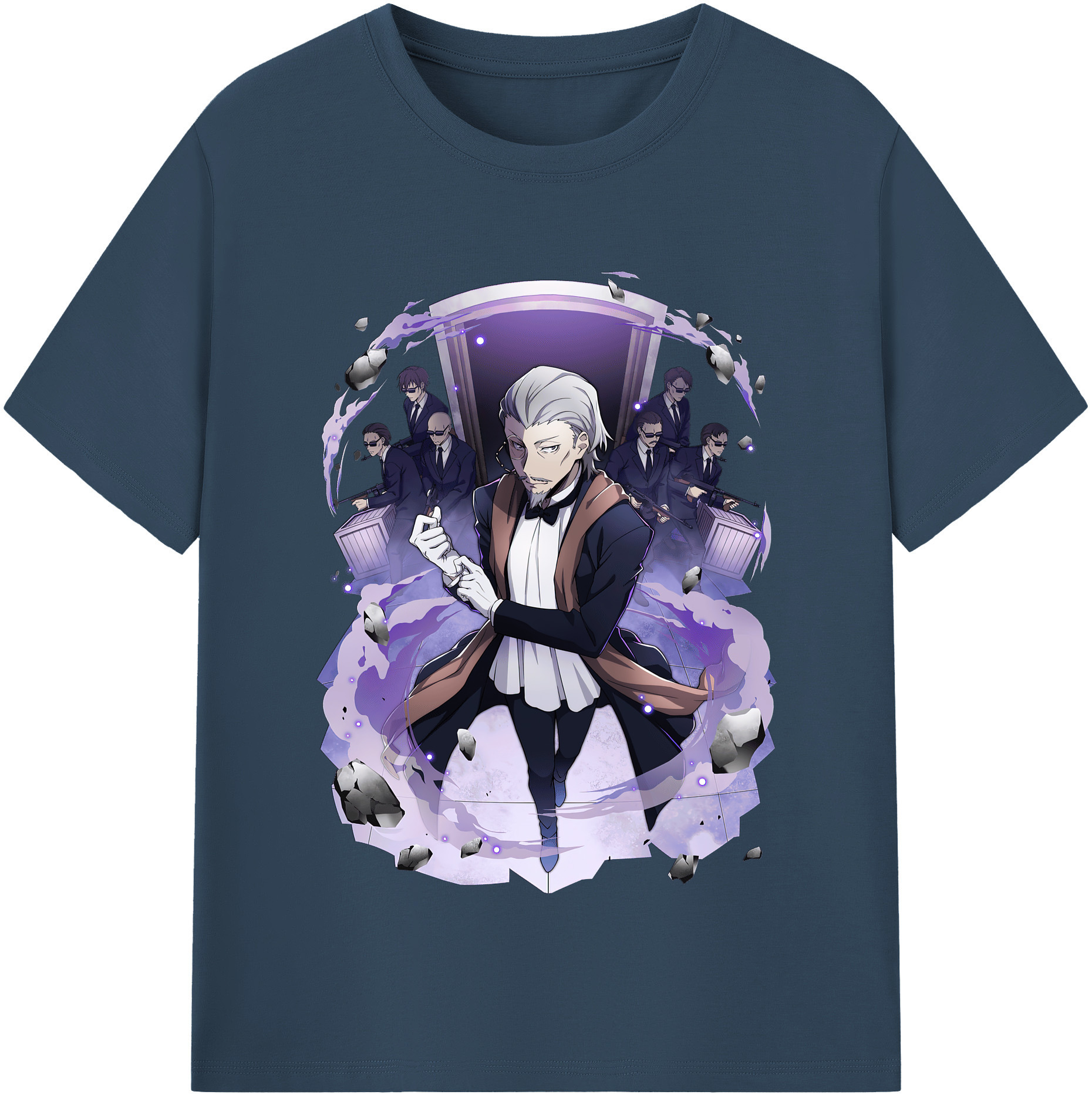 （画像用） 文豪ストレイドッグス Bungo Stray Dogs レディースカジュアルプリントTシャツ（綿100％）