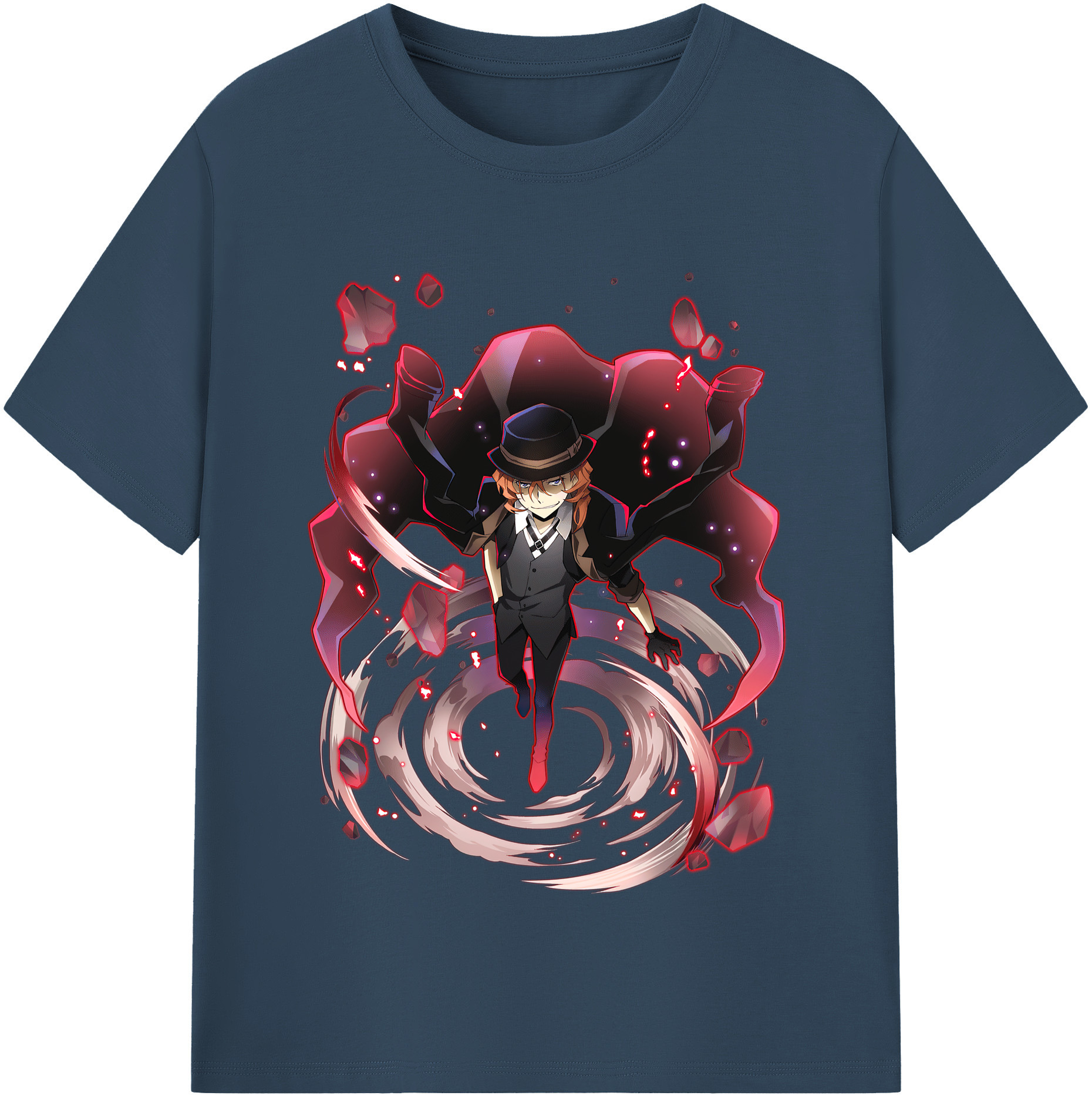 （画像用） 文豪ストレイドッグス Bungo Stray Dogs レディースカジュアルプリントTシャツ（綿100％）