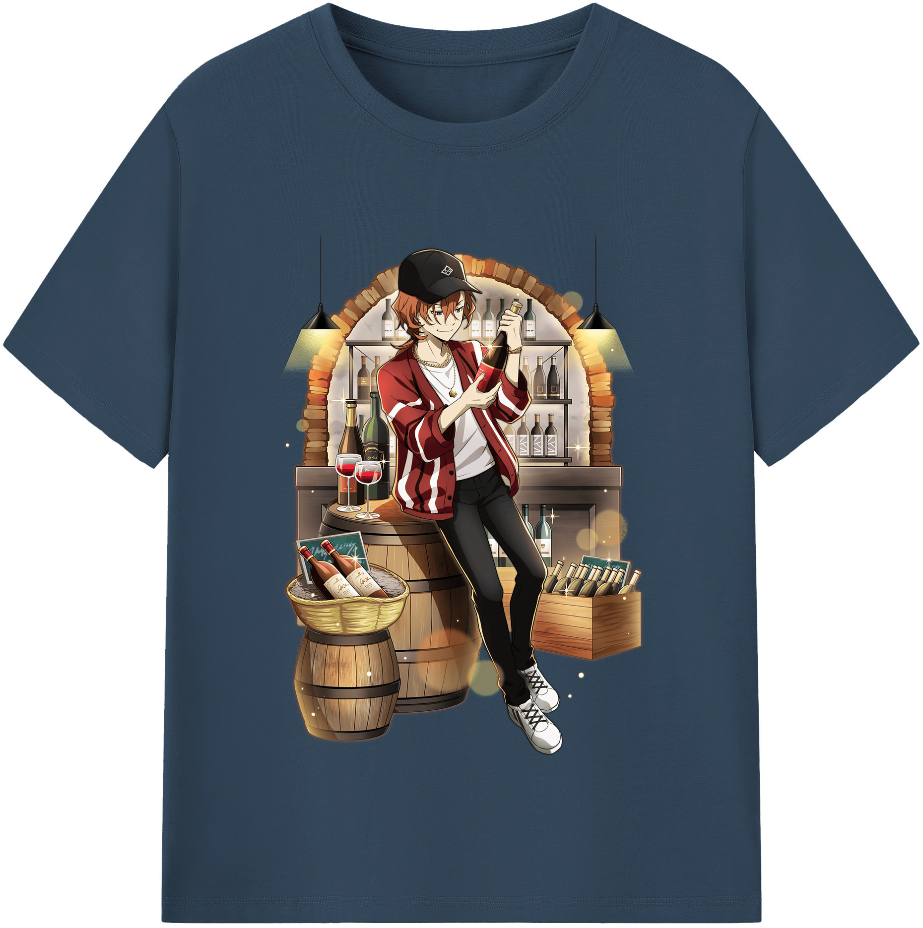 （画像用） 文豪ストレイドッグス Bungo Stray Dogs レディースカジュアルプリントTシャツ（綿100％）