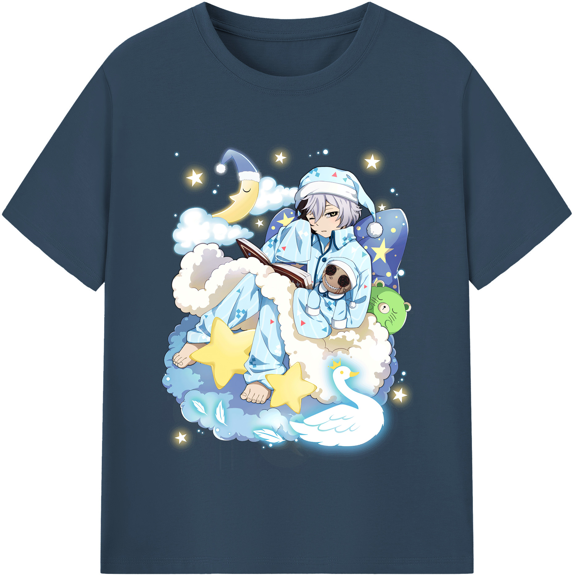 （画像用） 文豪ストレイドッグス Bungo Stray Dogs レディースカジュアルプリントTシャツ（綿100％）