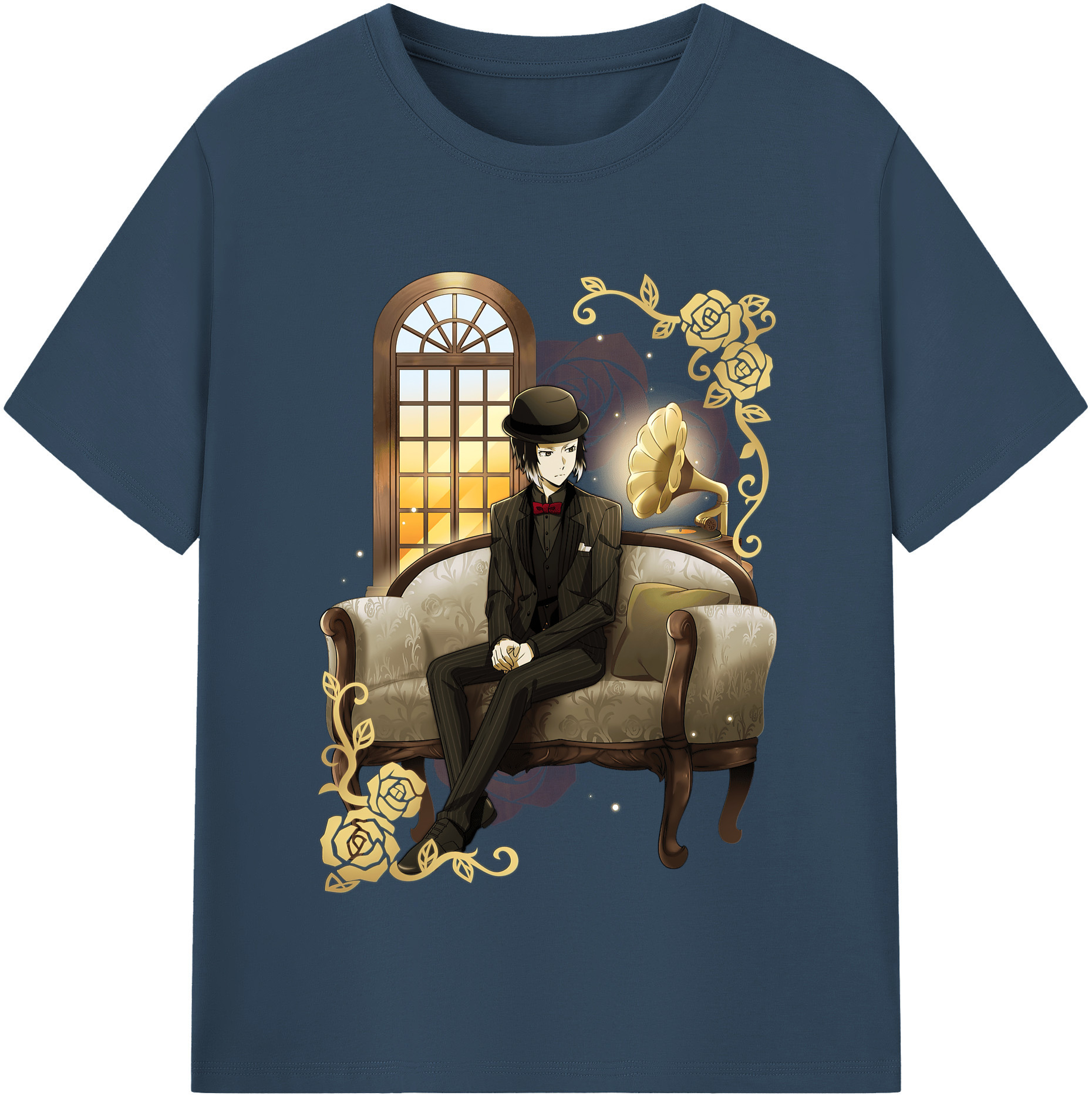 （画像用） 文豪ストレイドッグス Bungo Stray Dogs レディースカジュアルプリントTシャツ（綿100％）