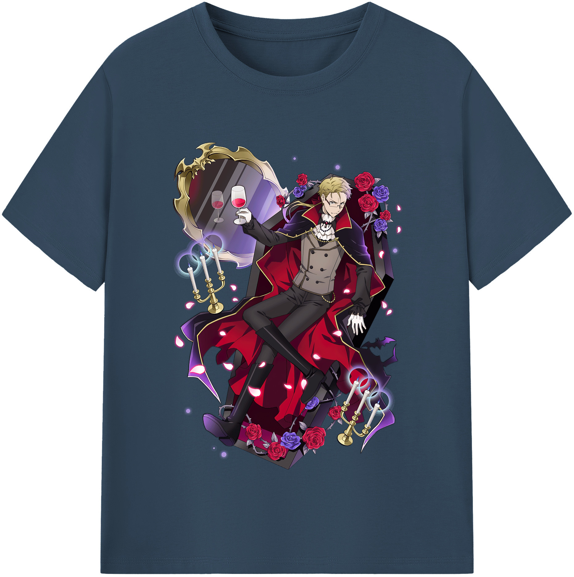 （画像用） 文豪ストレイドッグス Bungo Stray Dogs レディースカジュアルプリントTシャツ（綿100％）
