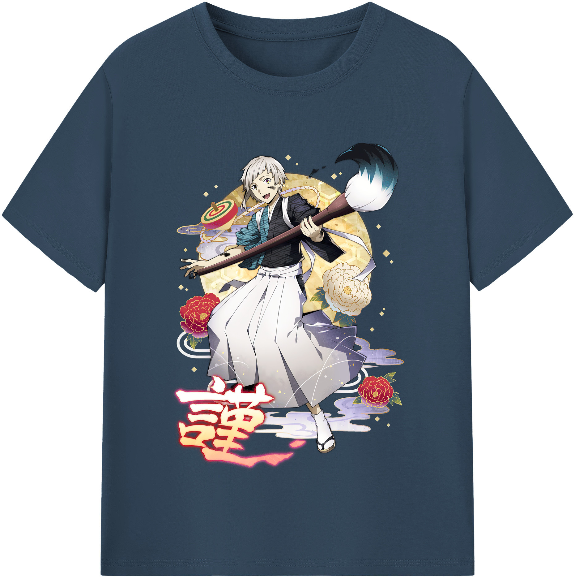（画像用） 文豪ストレイドッグス Bungo Stray Dogs レディースカジュアルプリントTシャツ（綿100％）
